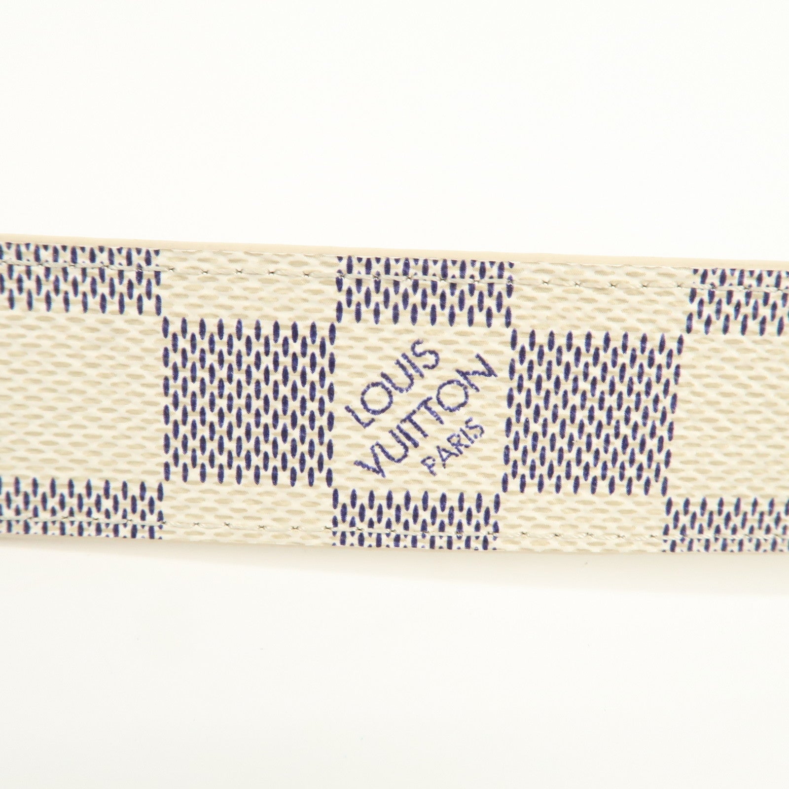 Louis Vuitton Damier Azur Ceinture Canvas Belt 85/34 M9678