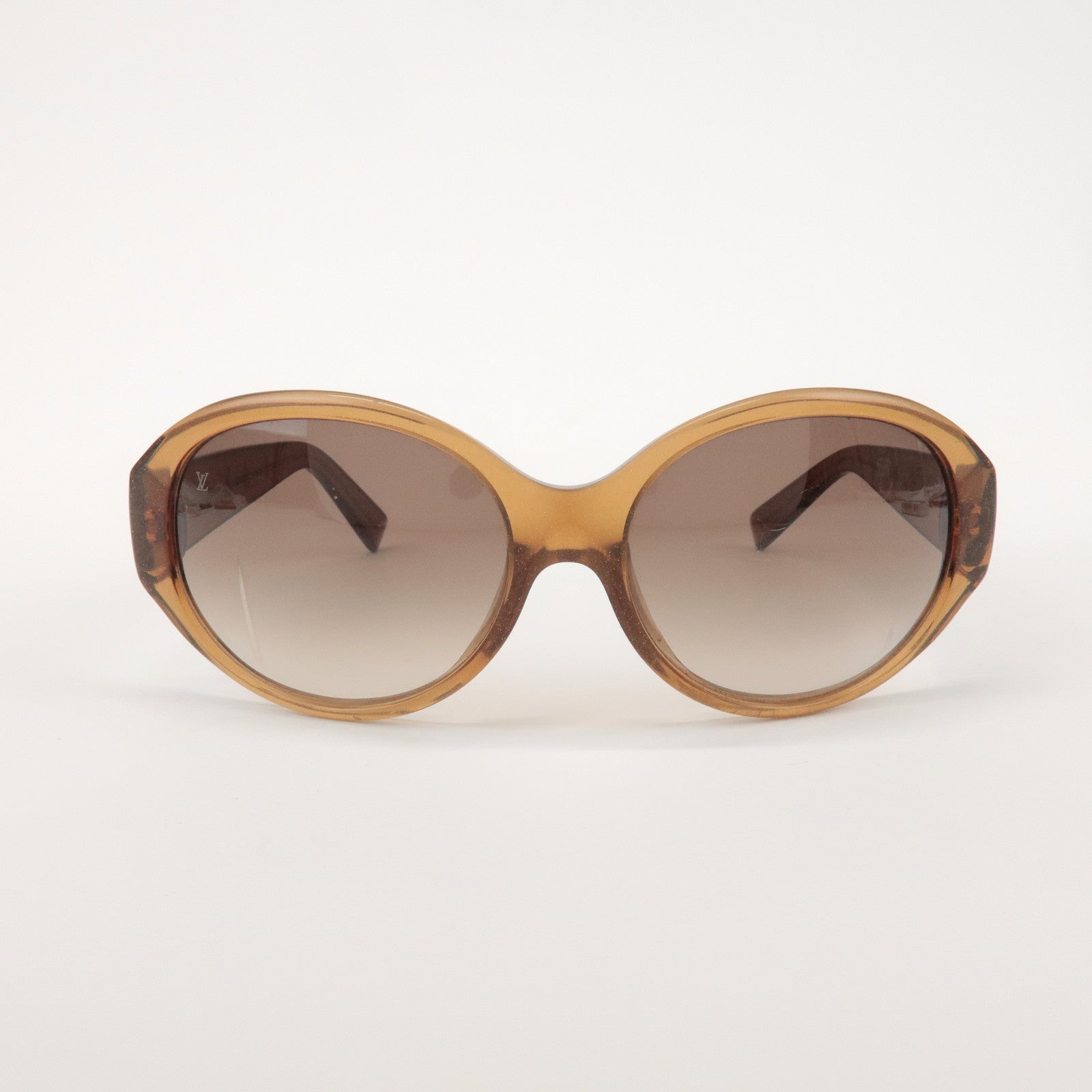 Louis Vuitton Obsession Rond Plastic Sunglasses 59笆｡17 Brown Z0032E
