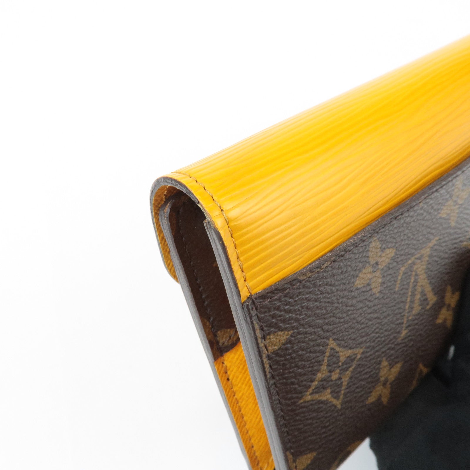 Louis Vuitton Monogram Epi Portefeuille Marie Louron Yellow M60506 Used