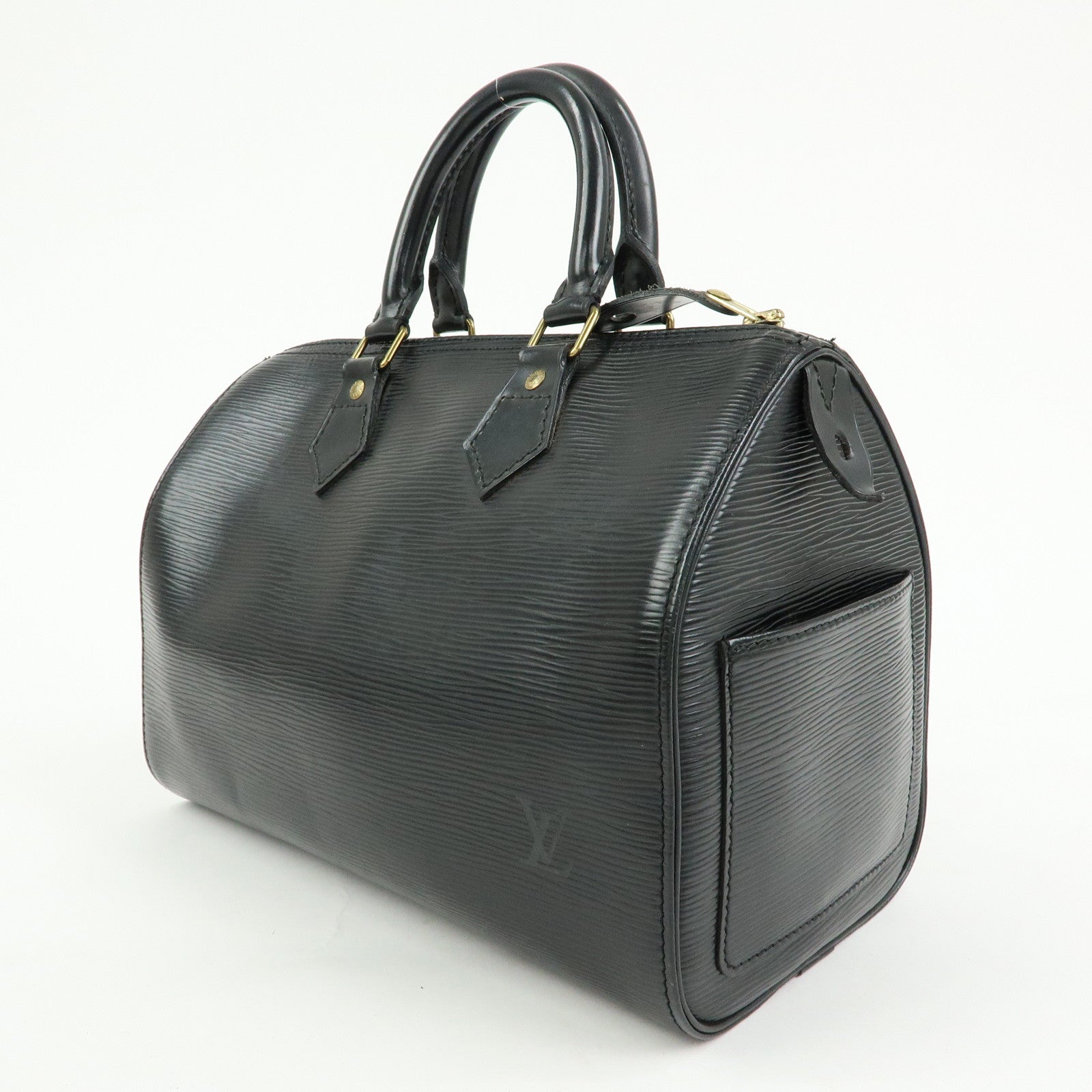Louis Vuitton Epi Speedy 25 Boston Bag Hand Bag Noir Black M43012