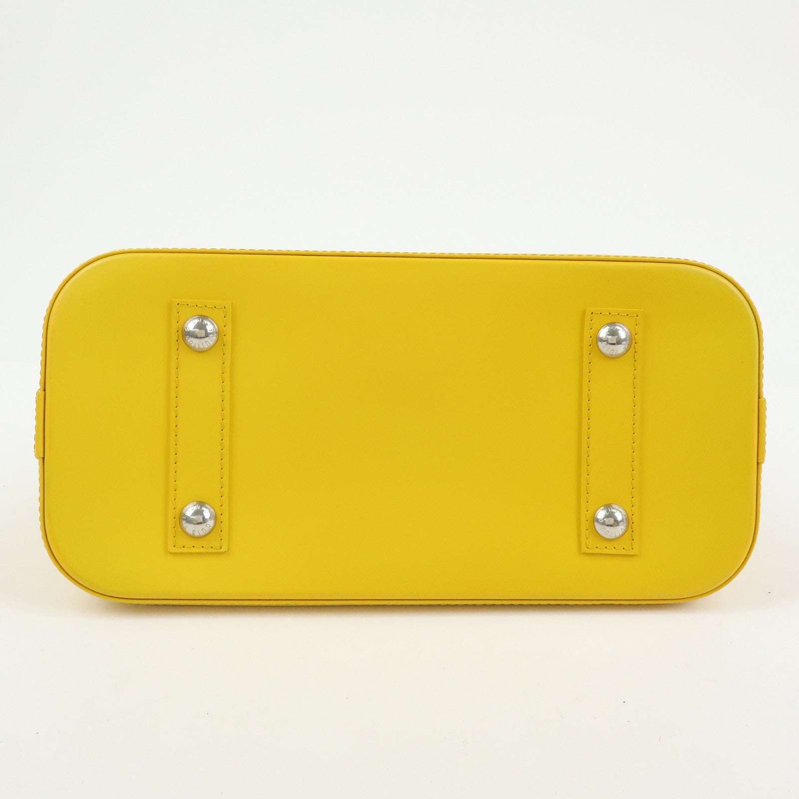 Louis Vuitton Epi Alma Epi Leather PM Hand Bag Citron M40619