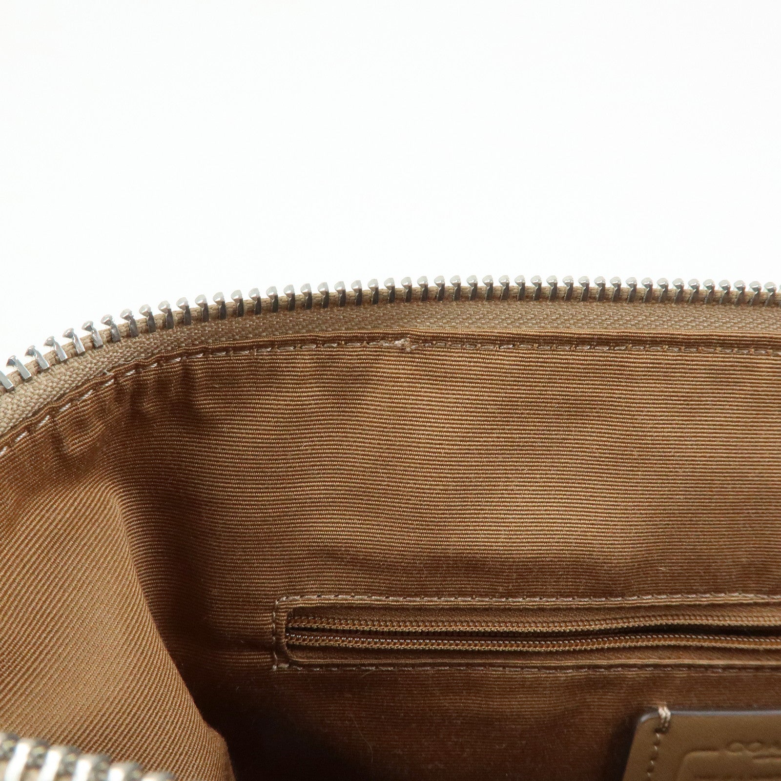 COACH Kacey Satchel Leather 2Way Shoulder Bag Hand Bag Beige