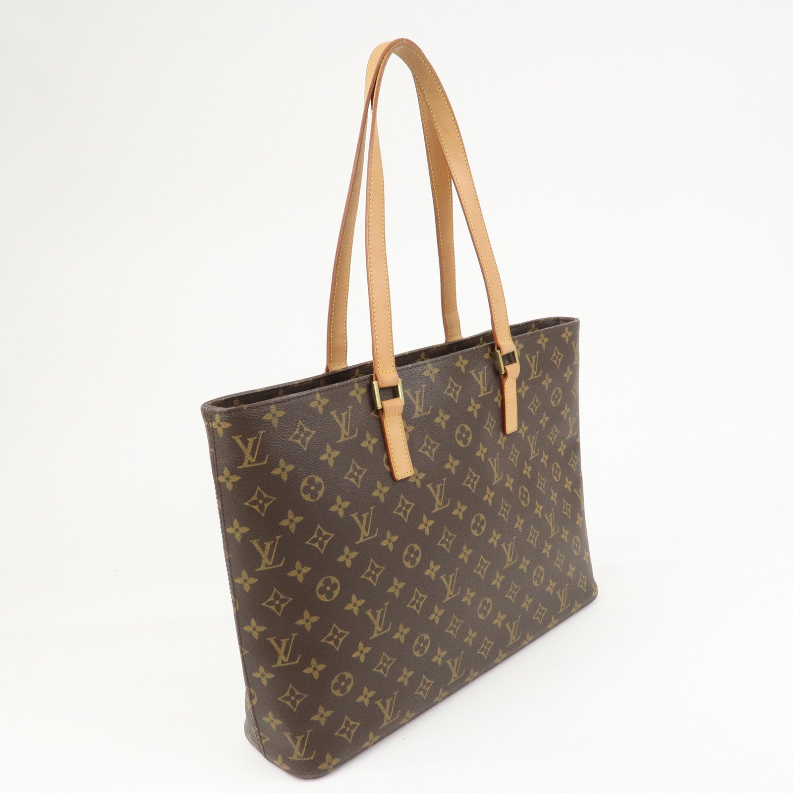 Louis Vuitton Monogram Luco Tote Bag Shoulder Bag Brown M51155