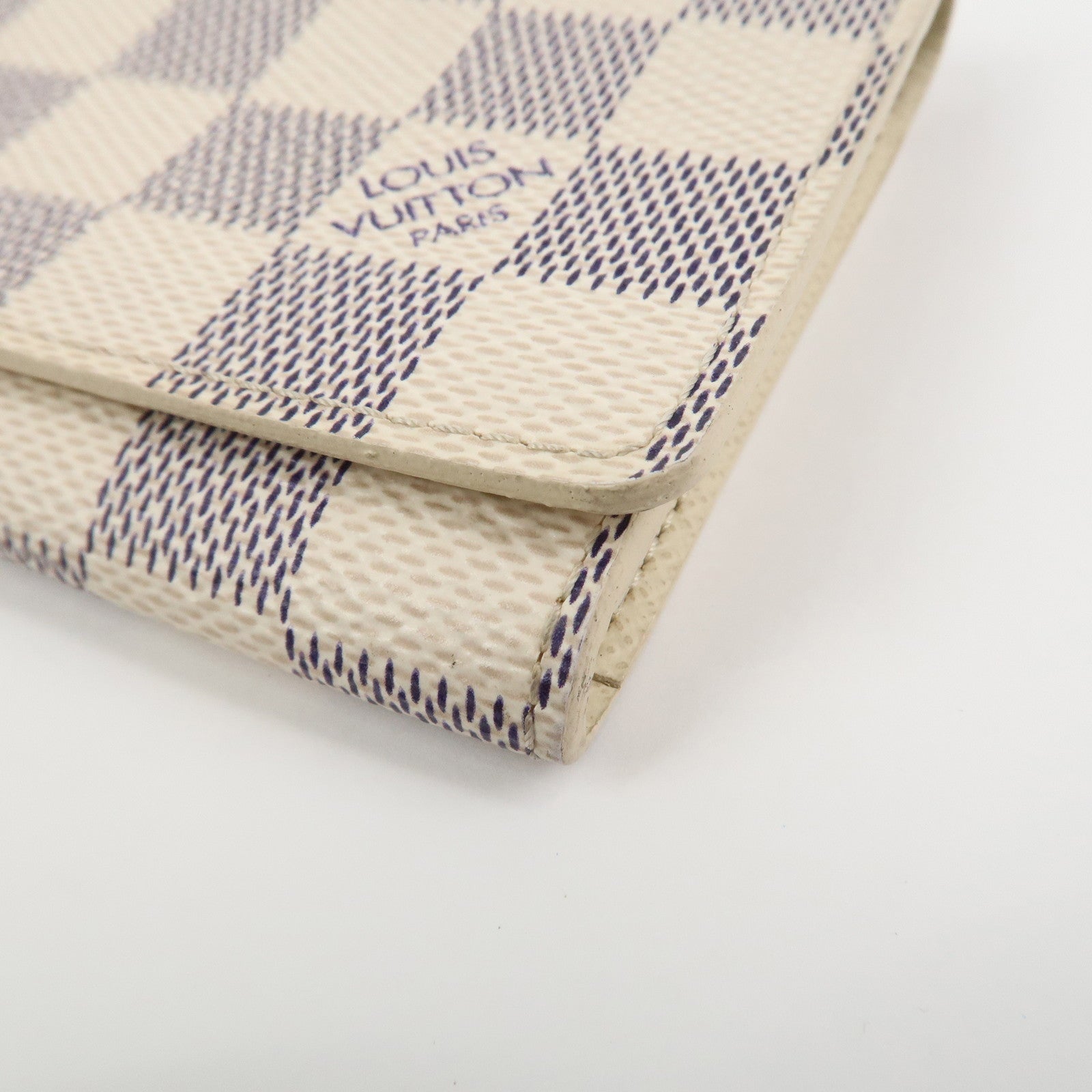 Louis Vuitton Damier Azur Enveloppe Carte de Visite CardCase N61746