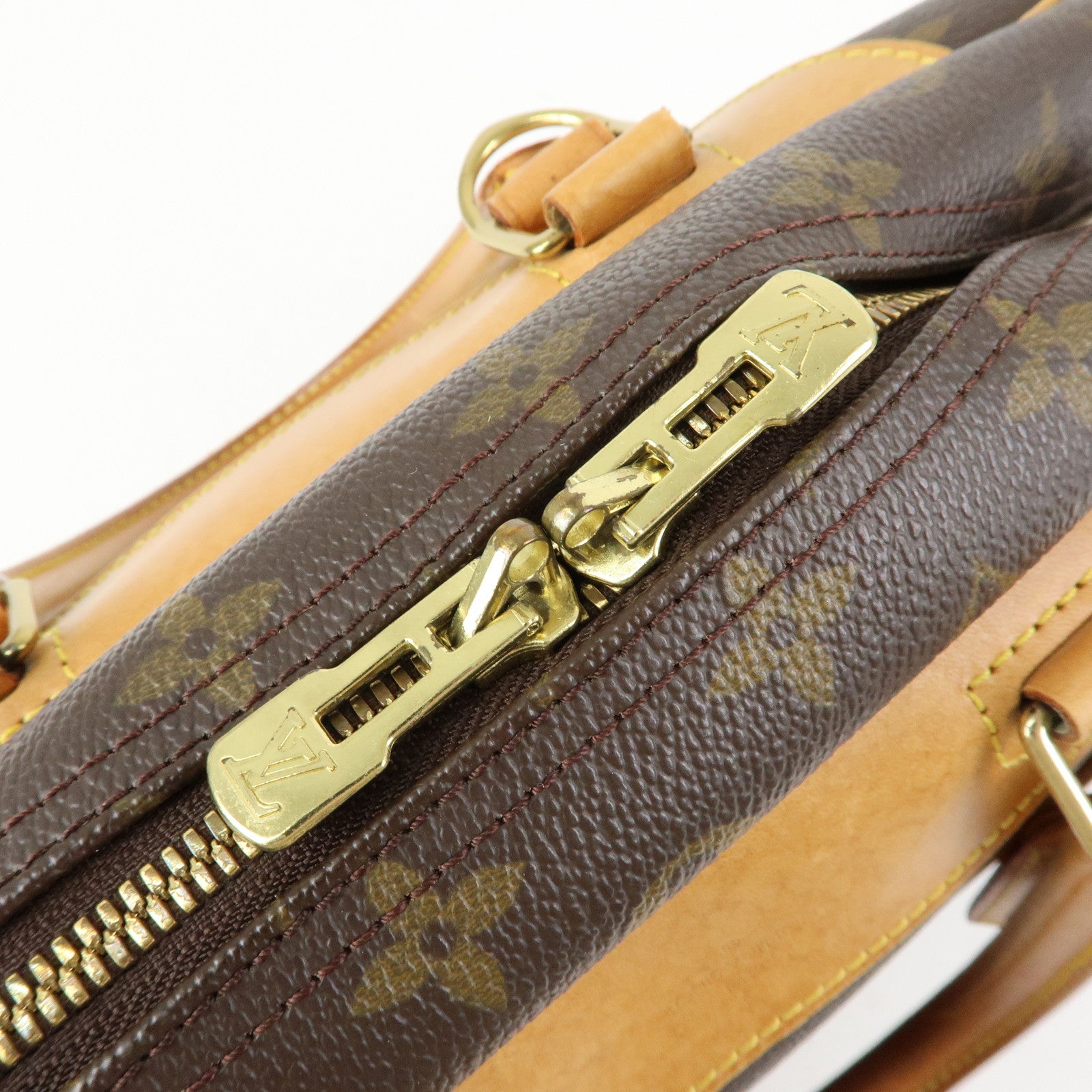 Louis Vuitton Monogram Canvas Deauville Hand Bag Brown M47270