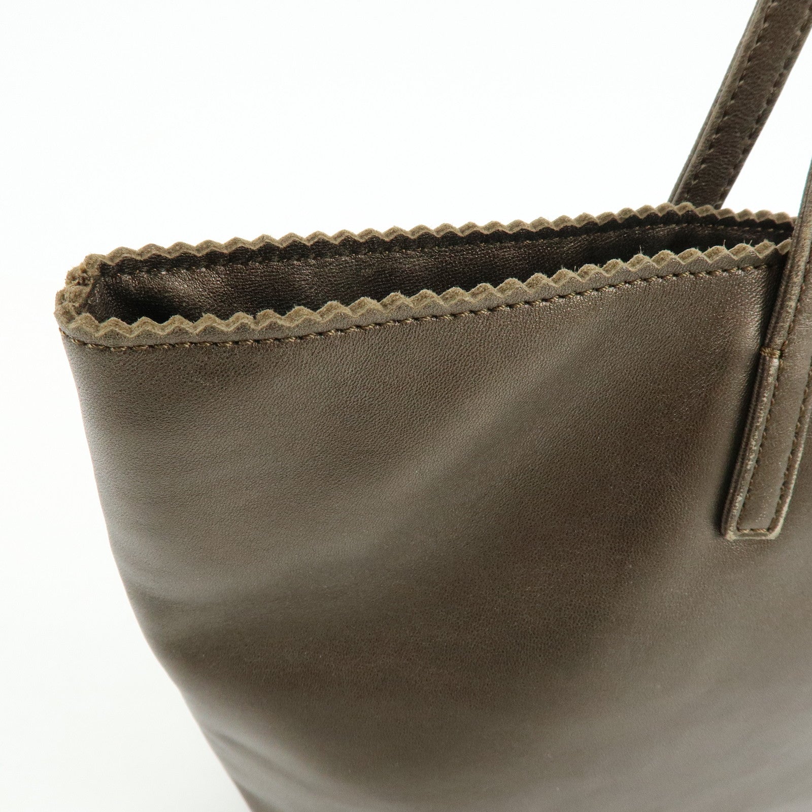 LOEWE Anagram Nappa Leather Tote Bag Hand Bag Bronze