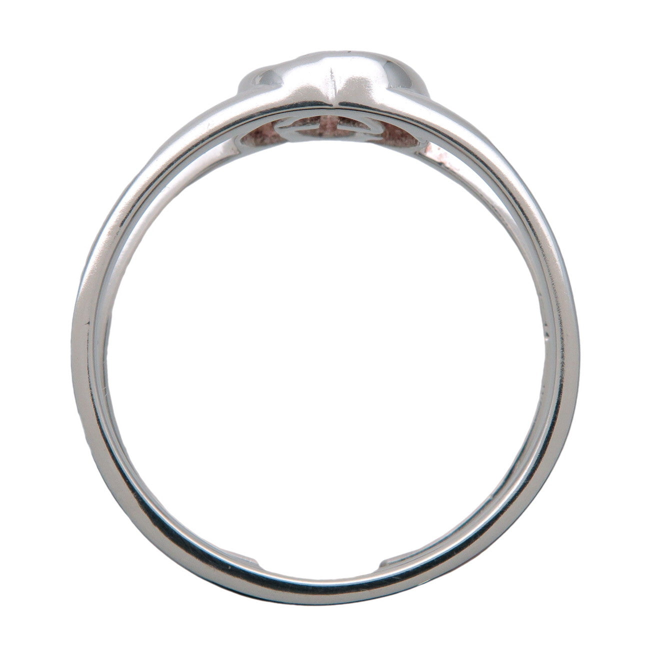 GUCCI Interlocking G SV925 Silver #9 US4.5 EU48 HK10 298036