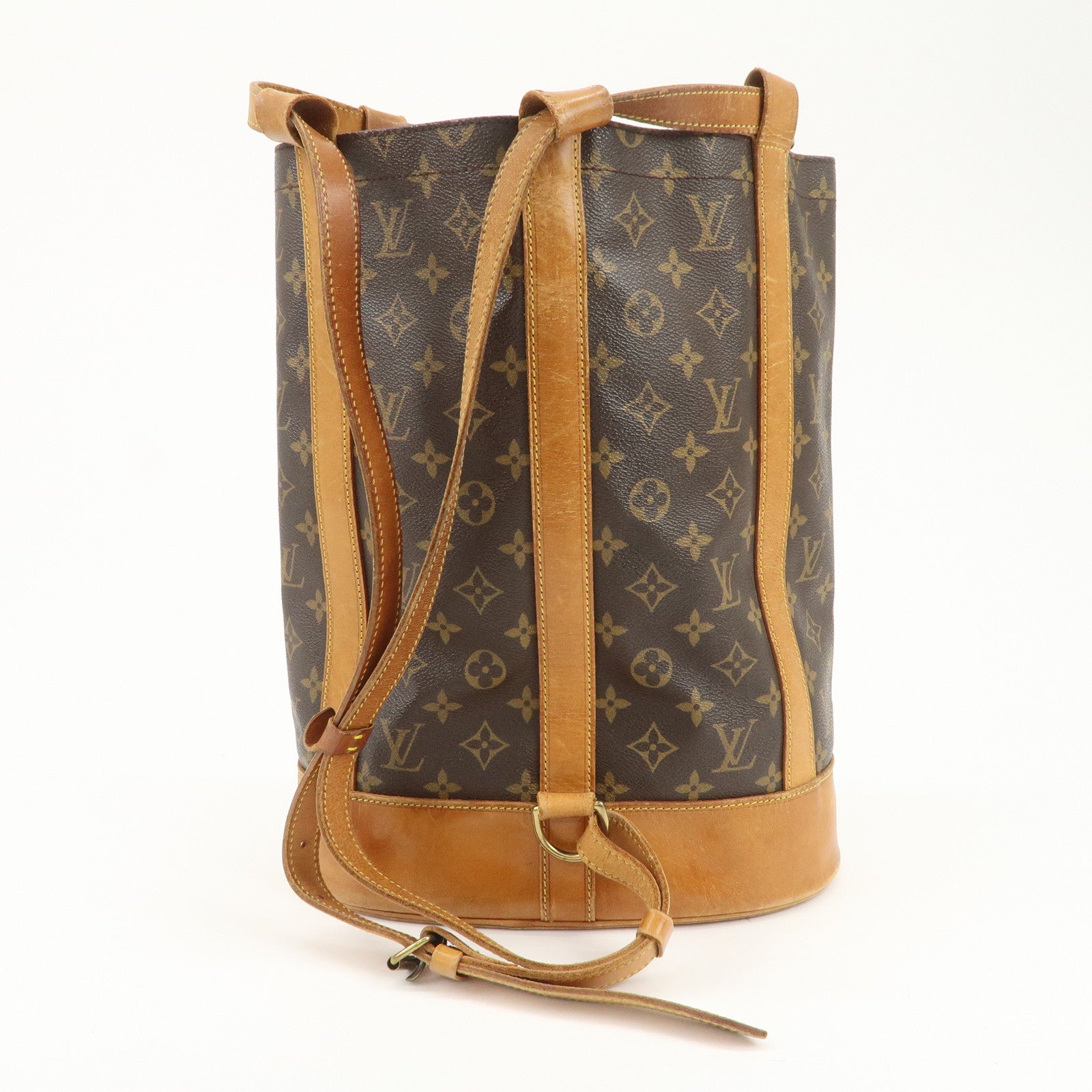 Louis Vuitton Monogram Randonnee PM Shoulder Bag Brown M42243