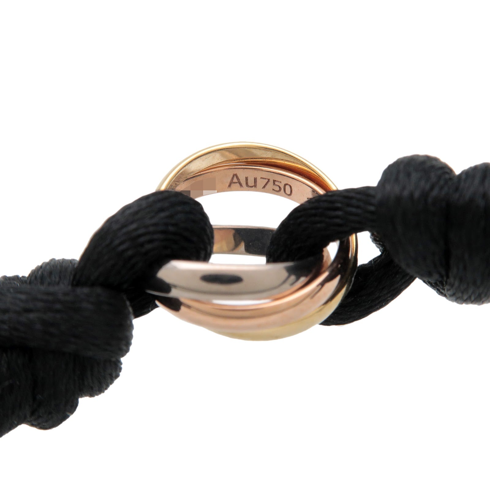 Cartier Trinity Code Bracelet K18 750 Yellow/White/Rose Gold