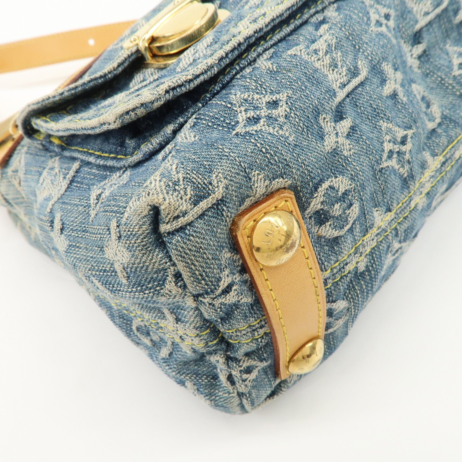 Louis Vuitton Monogram Denim Baggy PM 2Way Shoulder Bag M95049