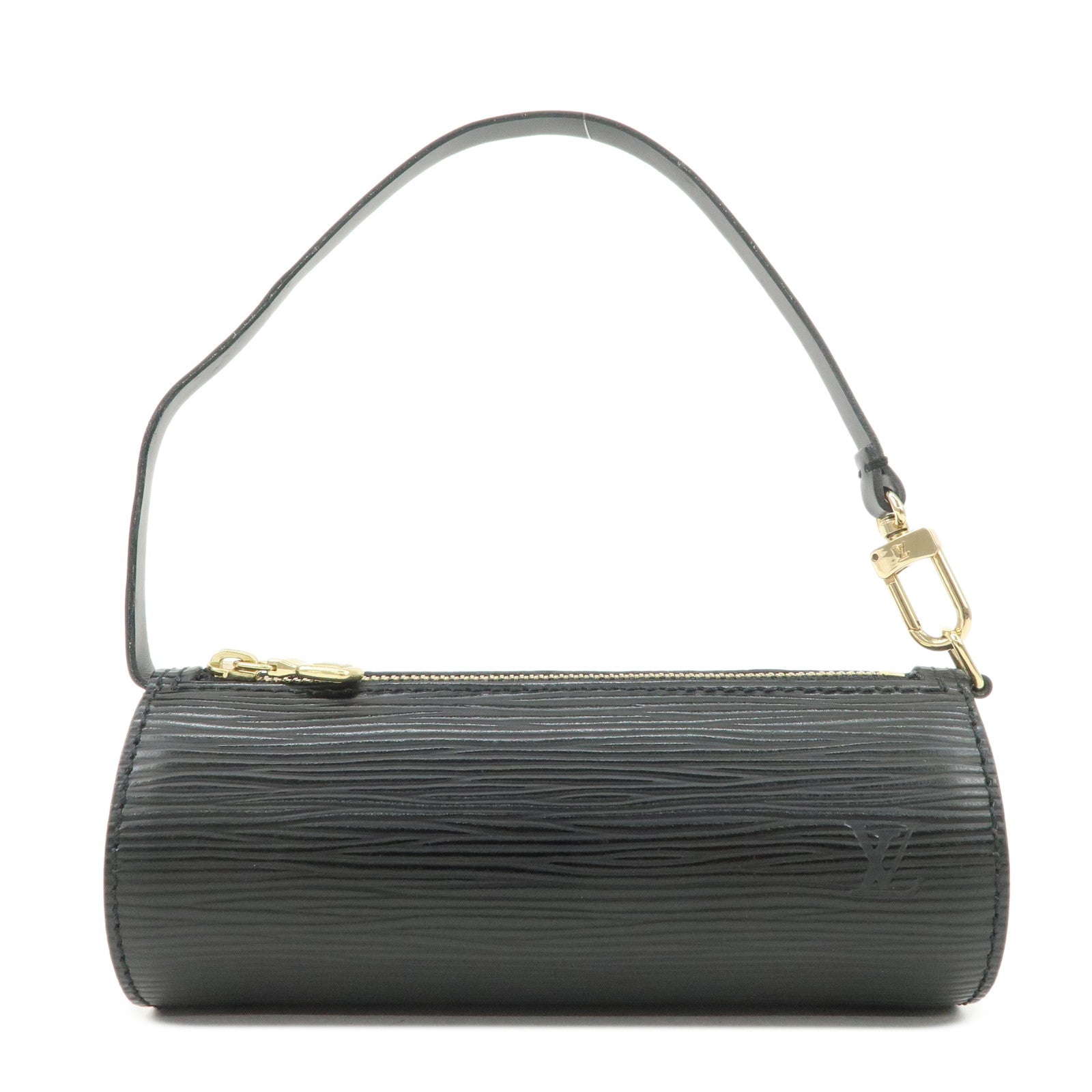 Louis Vuitton Epi Mini Pouch For Soufflot Hand Bag Noir