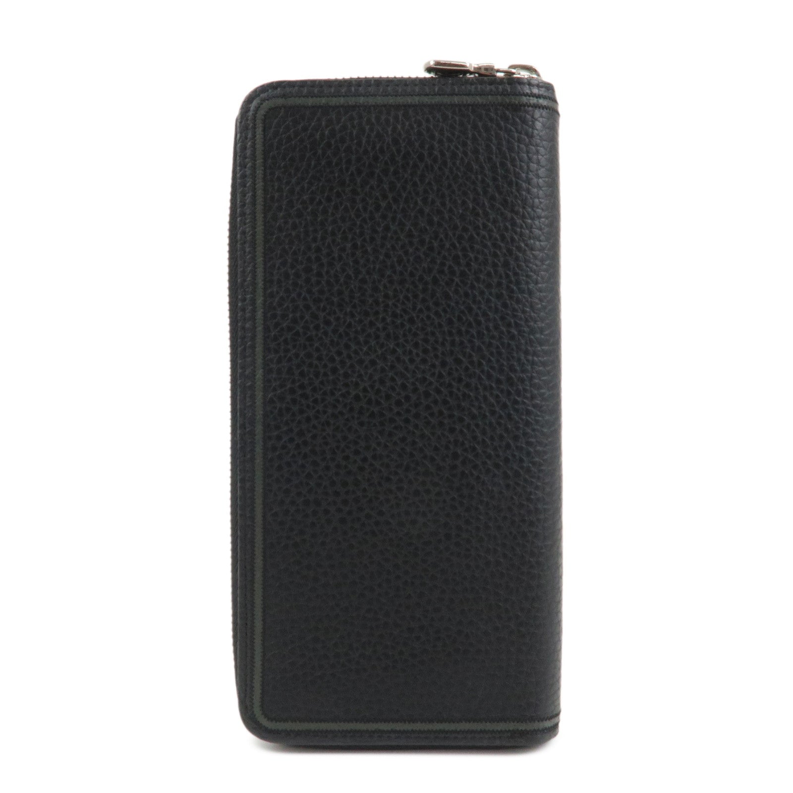 Louis Vuitton Torillon Leather Vertical Zippy Wallet Black M68228