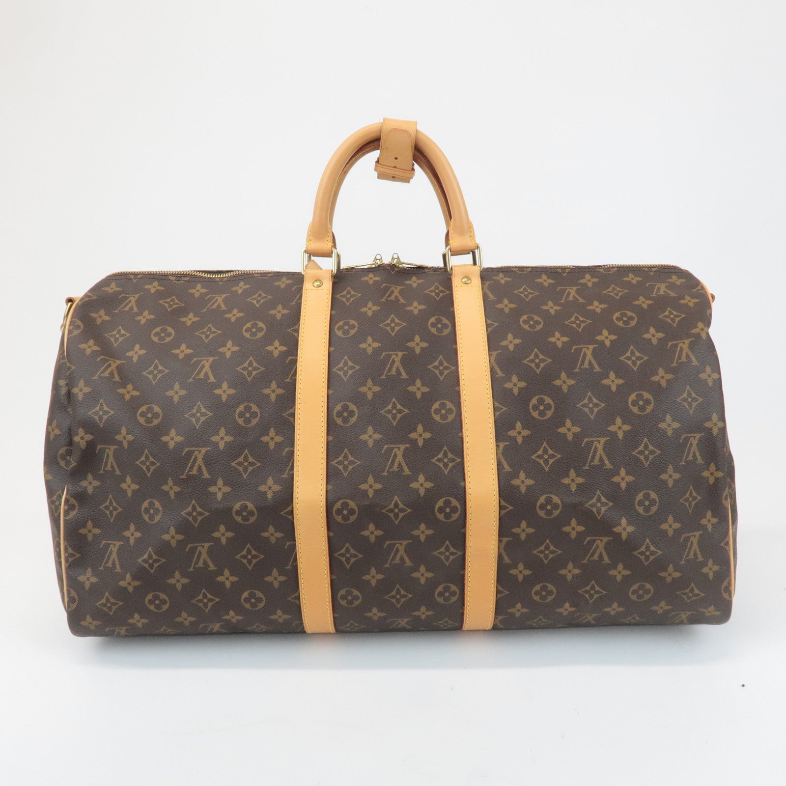 Louis Vuitton Monogram Keep All Bandouliere 55 Boston Bag M41414 Used