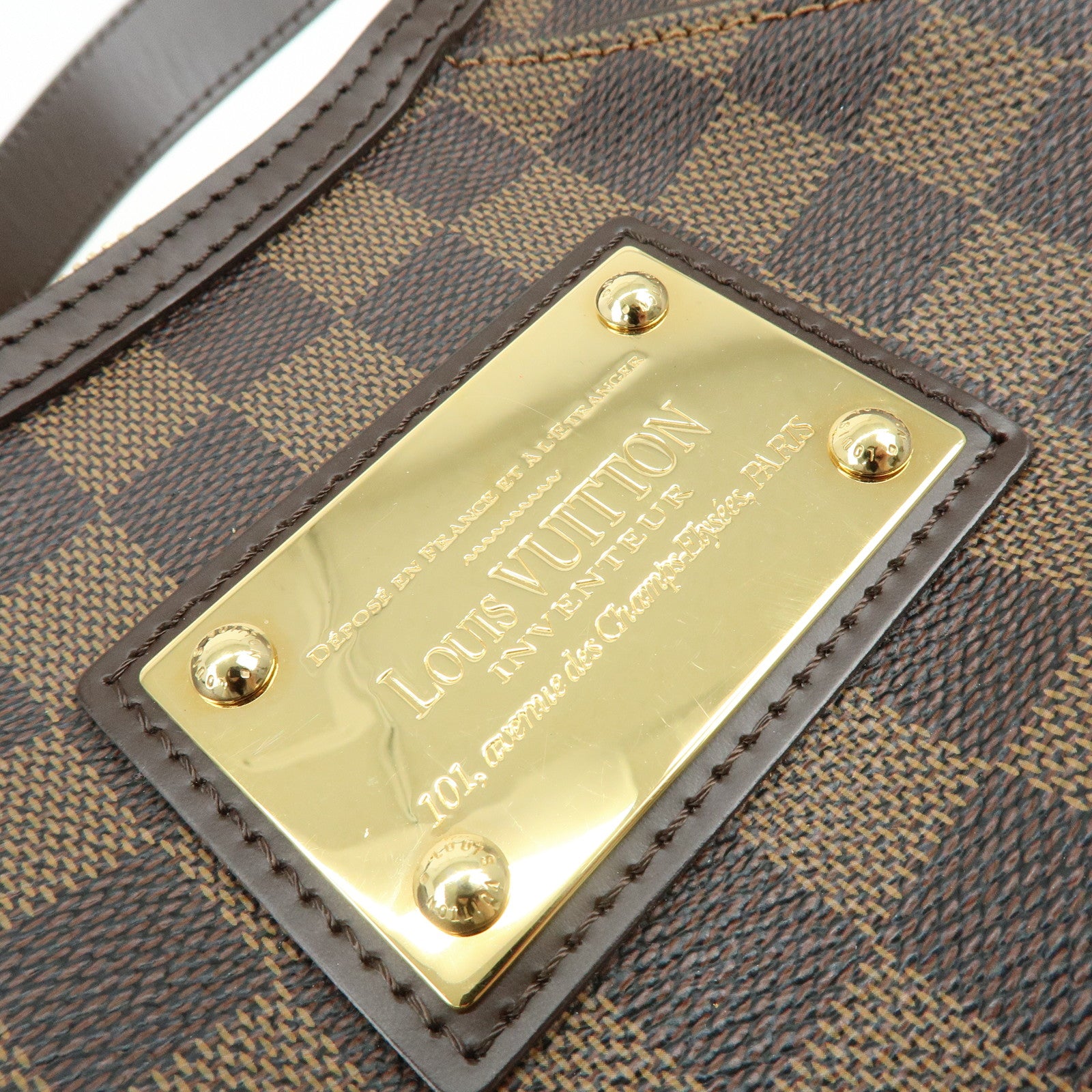 Louis Vuitton Damier Ebene Thames PM Shoulder Bag Hand Bag N48180