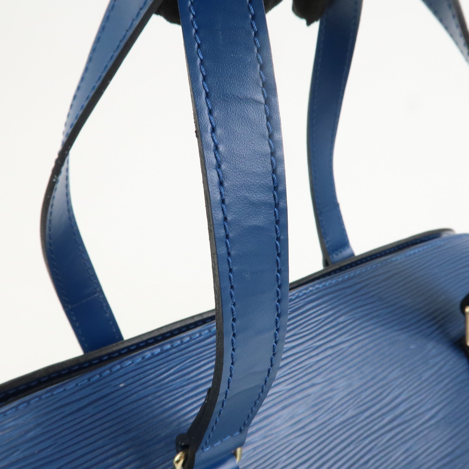 Louis Vuitton Epi Soufflot Shoulder Bag Hand Bag Toledo Blue M52225