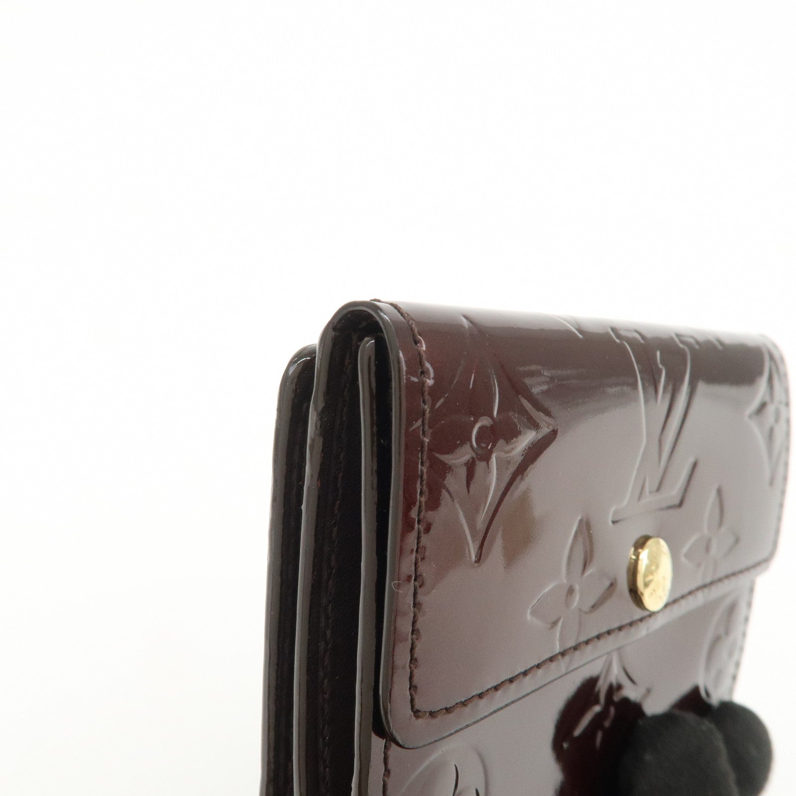 Louis Vuitton Monogram Vernis Leather Ludlow Coin Card Case M93519