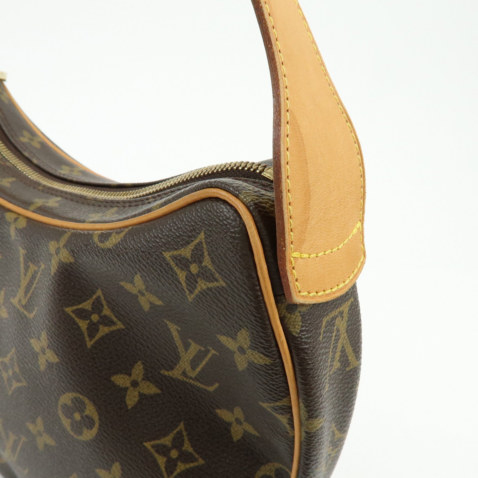 Louis Vuitton Monogram Croissant MM Shoulder Bag Brown M51512