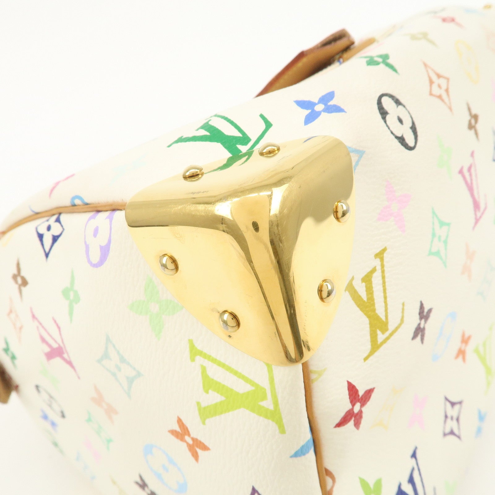 Louis Vuitton Monogram Multicolor Hand Bag Blanc M92643