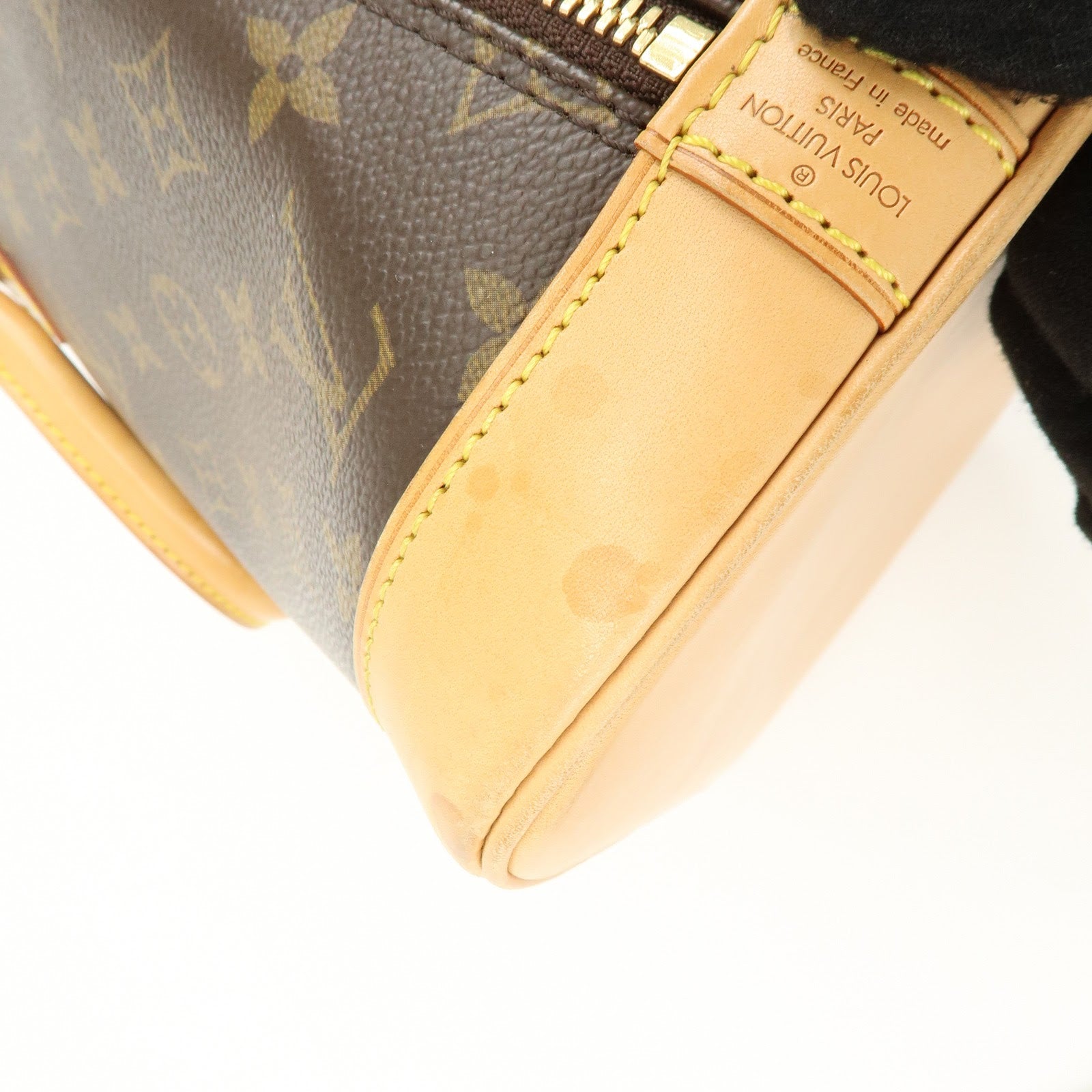 Louis Vuitton Monogram Alma Hand Bag Brown M51130