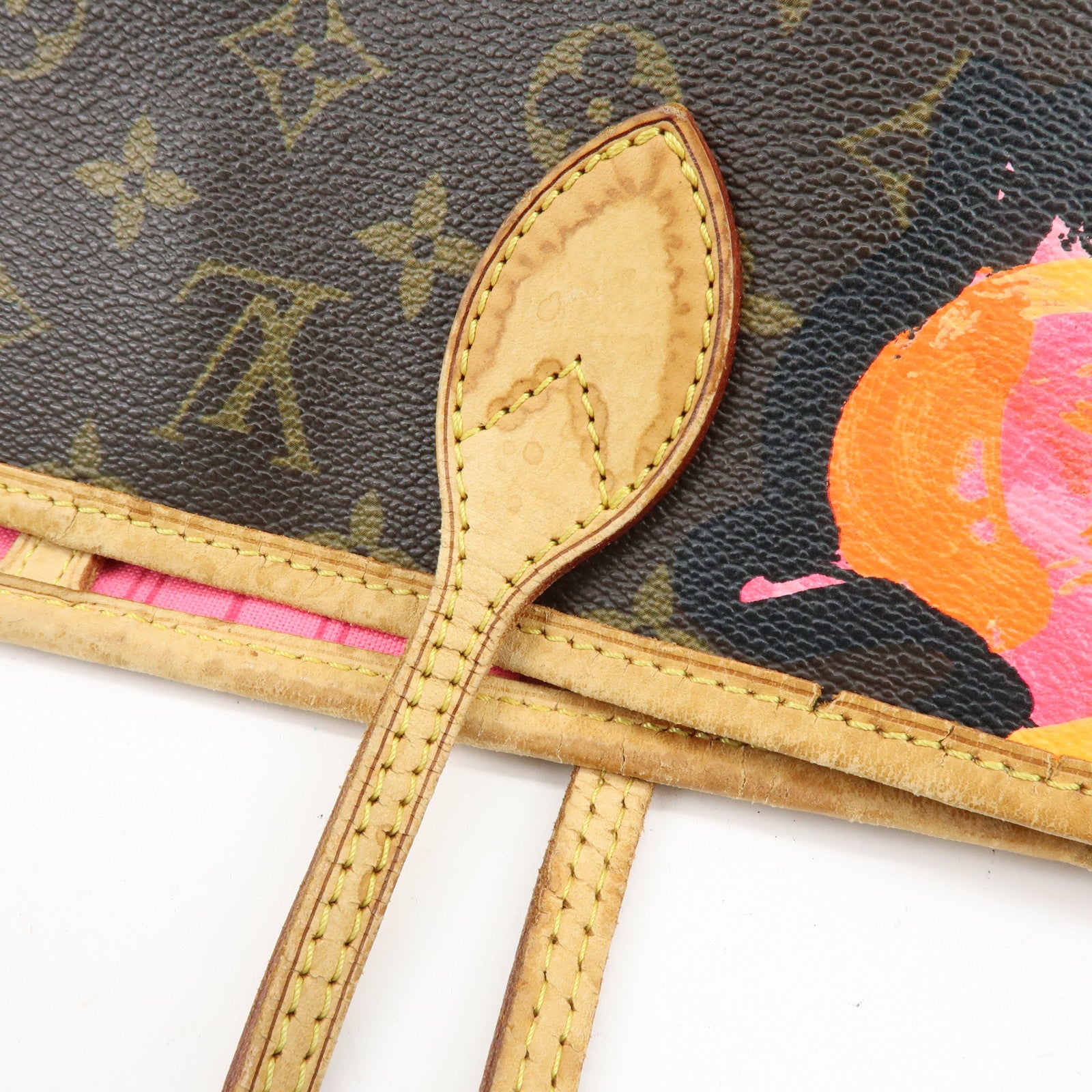 Louis Vuitton Monogram Rose Neverfull MM Tote Shoulder Bag M48613
