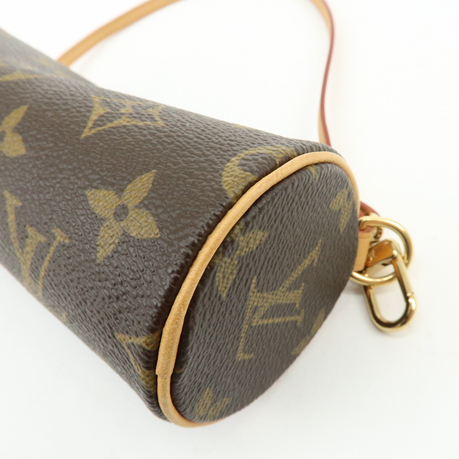 Louis Vuitton Monogram Canvas Mini Pouch for Papillon Bag Brown