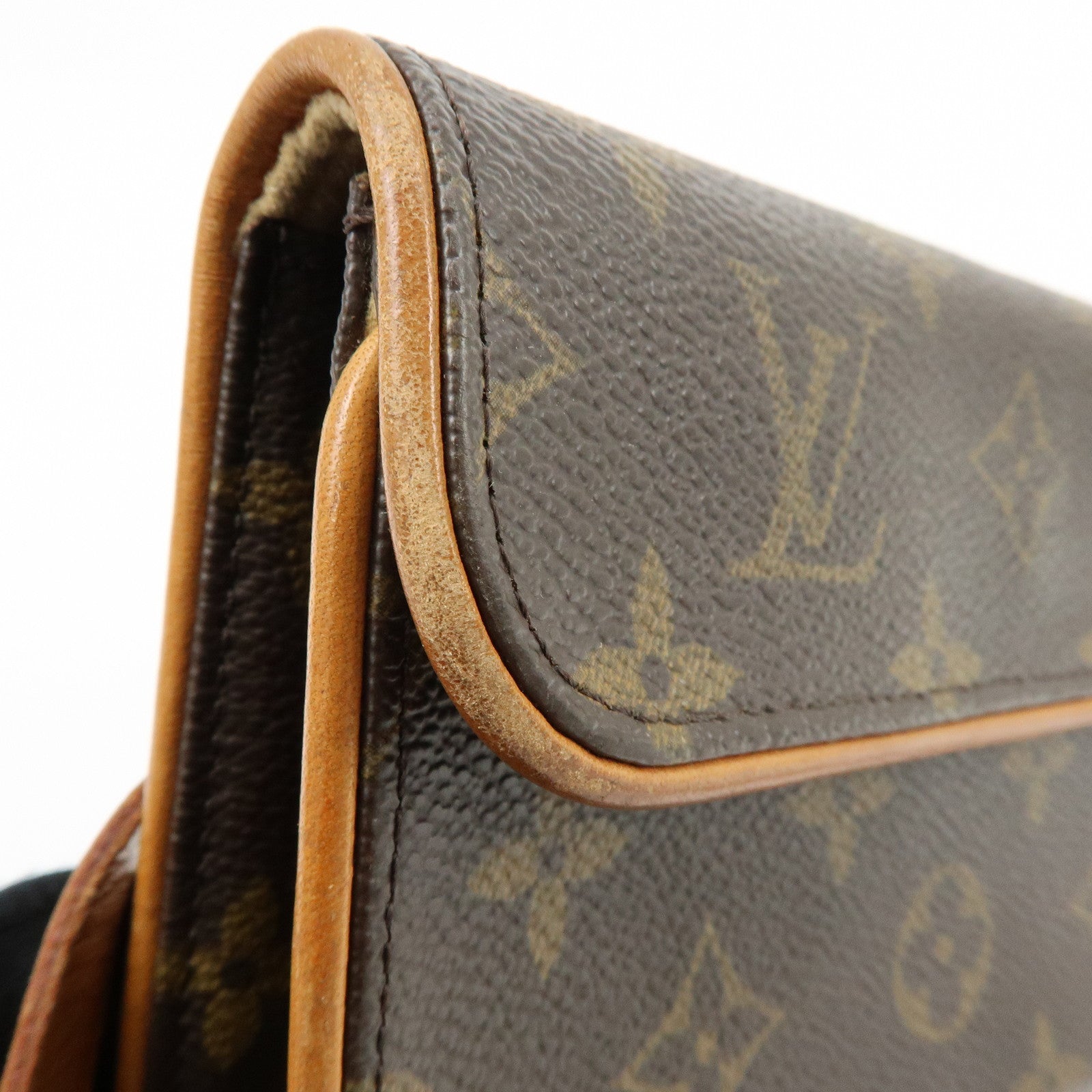 Louis Vuitton Monogram Pochette Florentine Waist Bag Belt XS M51855