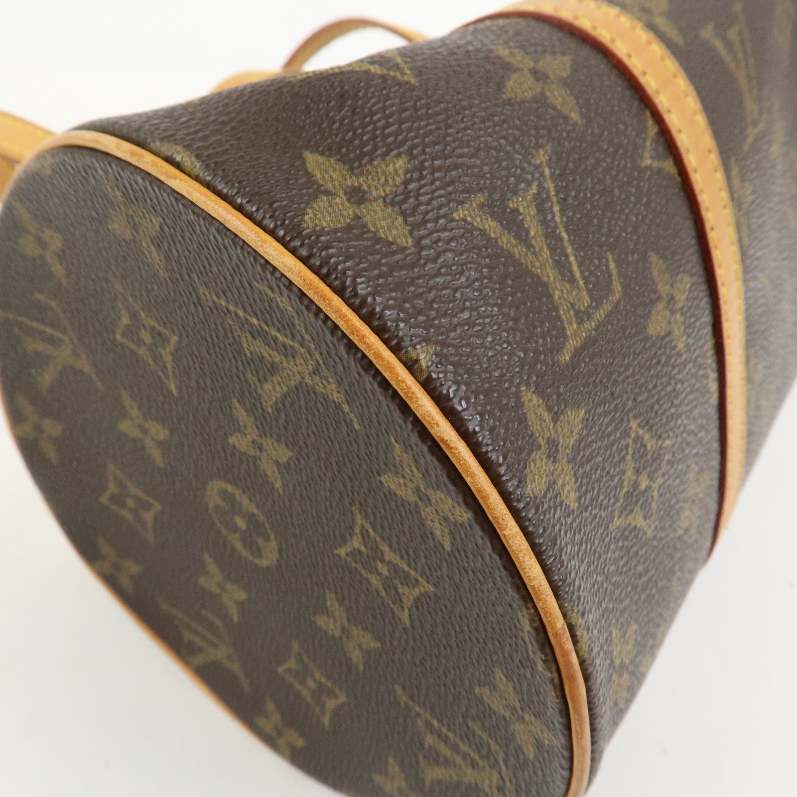 Louis Vuitton Monogram Papillon 30 Hand Bag Brown M51385