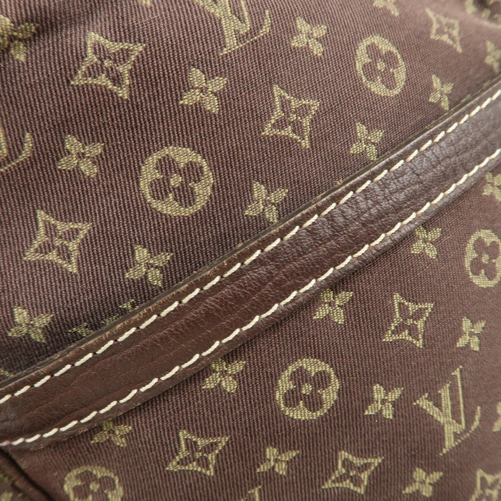 Louis Vuitton Monogram Mini Lin Danube Shoulder Bag Brown M95228