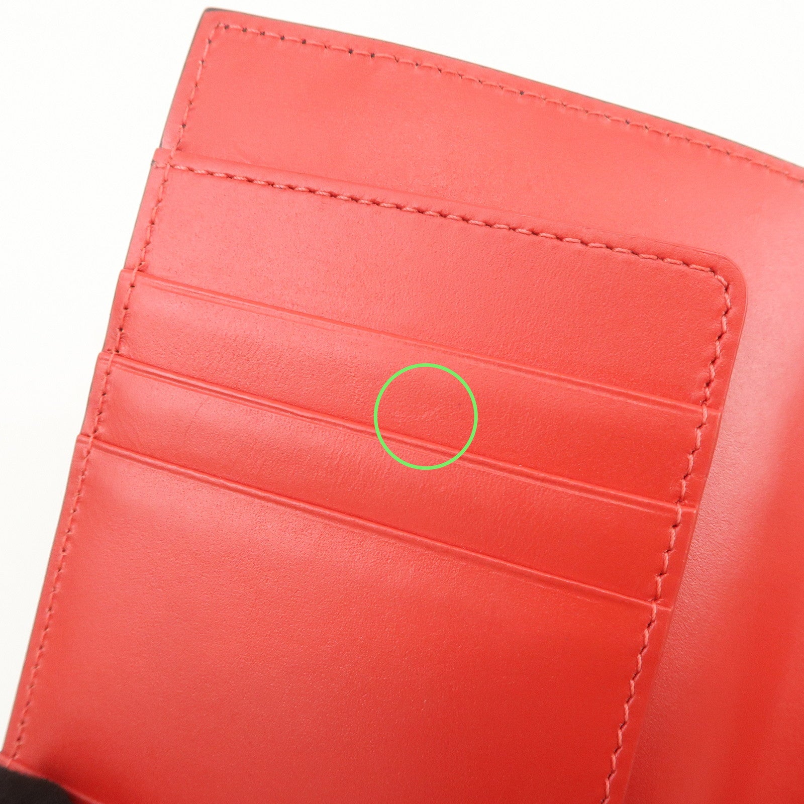 Christian Louboutin Studs Leather Passport Holder Card Case Black