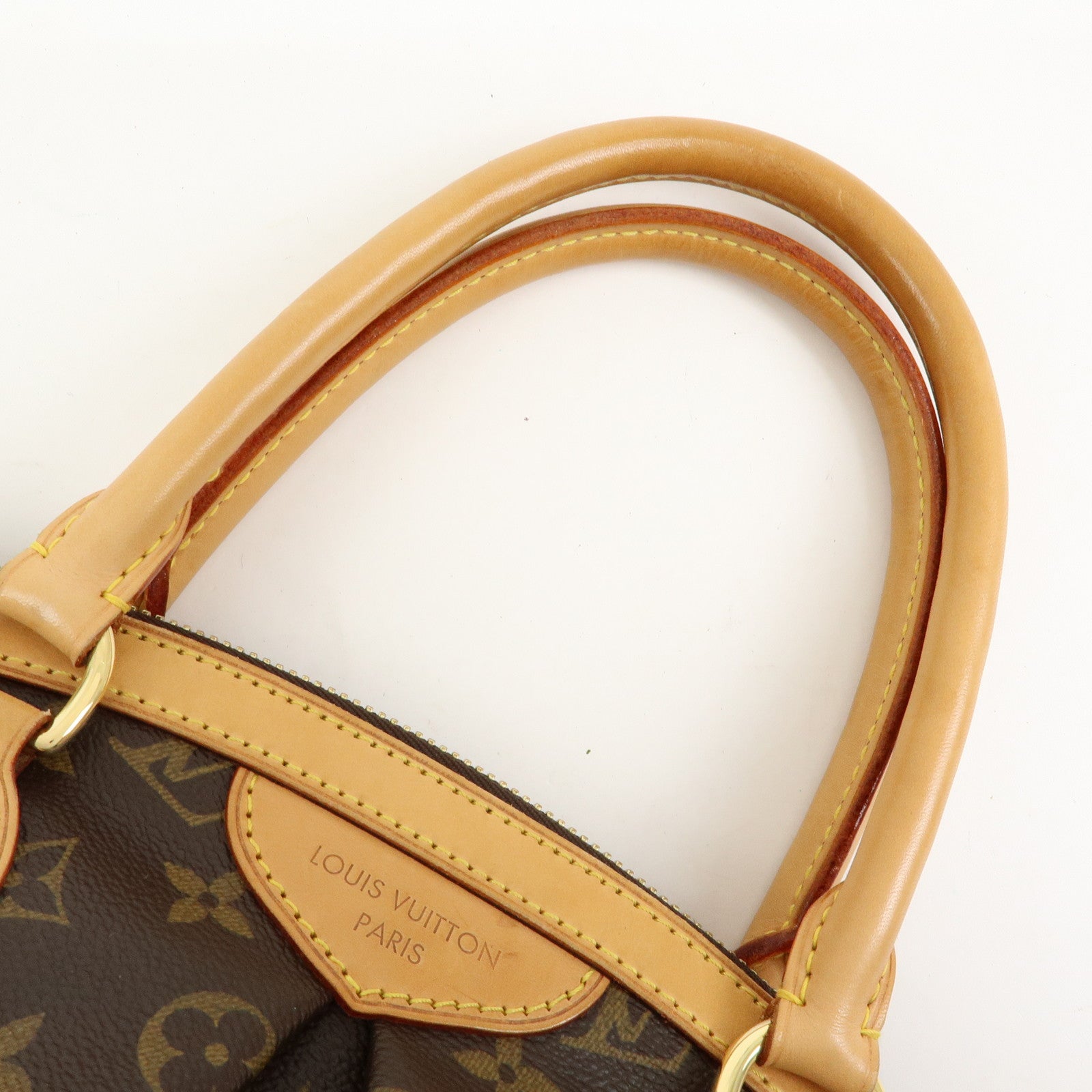 Louis Vuitton Monogram Tivoli PM Hand Bag Shoulder Bag Brown M40143