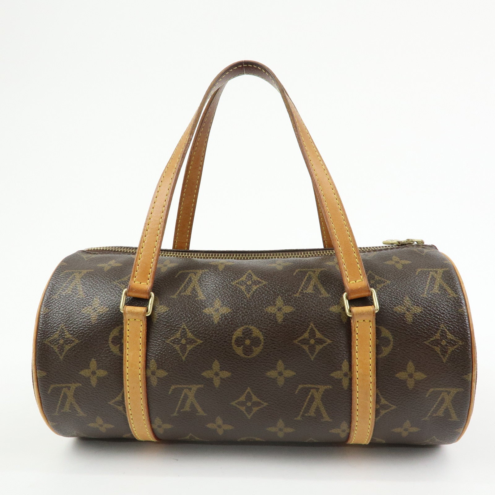 Louis Vuitton Monogram Papillon 26 Hand Bag Brown M51386