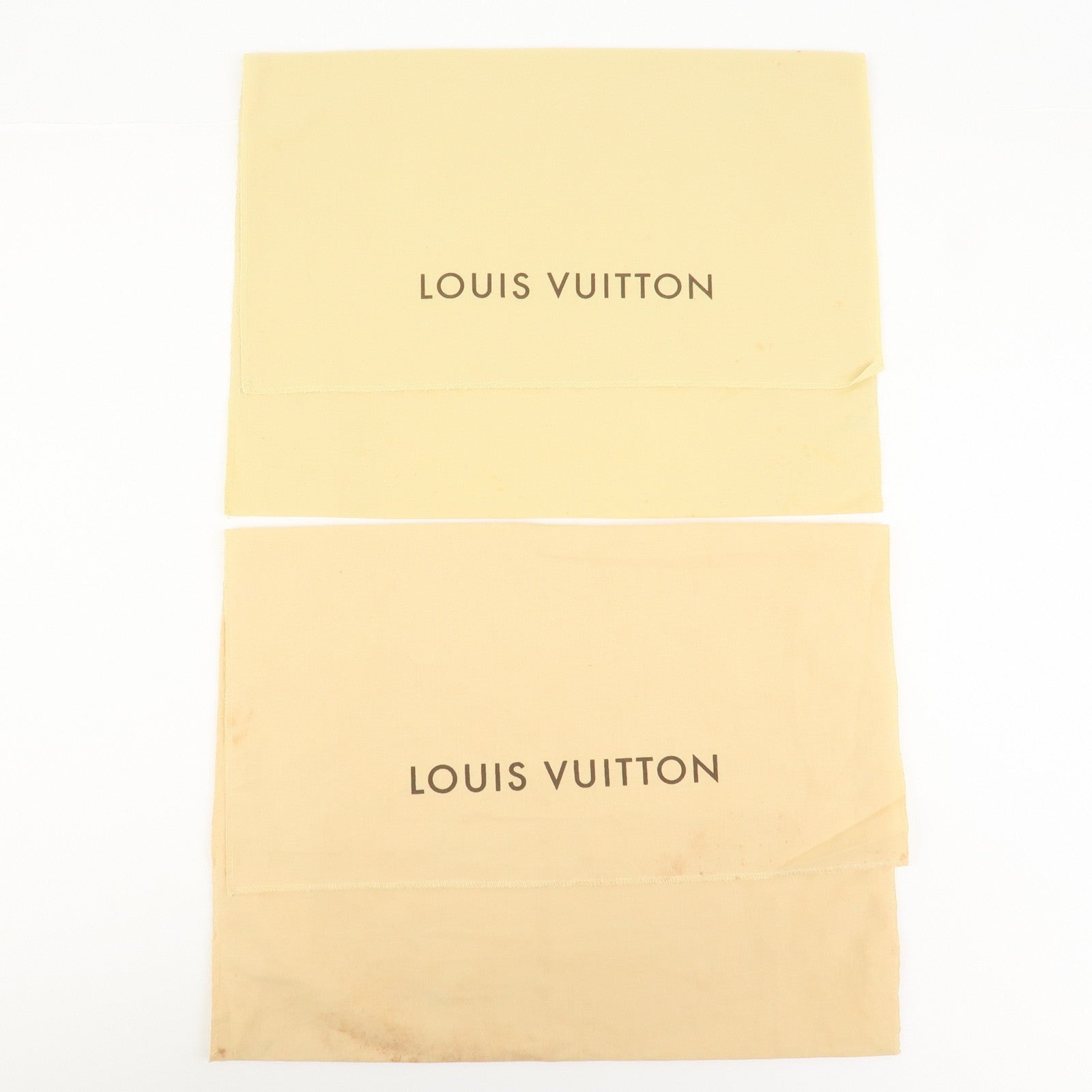 Louis Vuitton Set of 11 Dust Bag Storage Bag Flap Beige