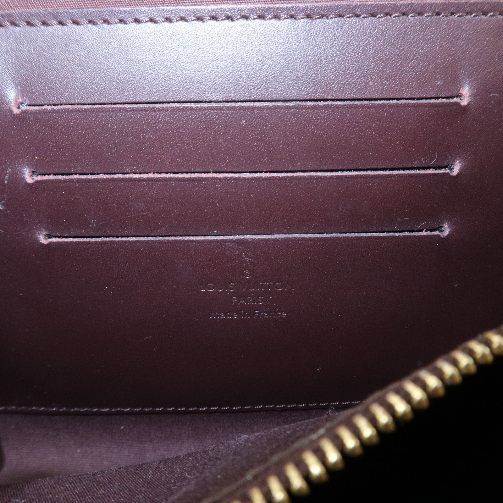 Louis Vuitton Vernis Rossmore PM Shoulder Bag Amarante M91546