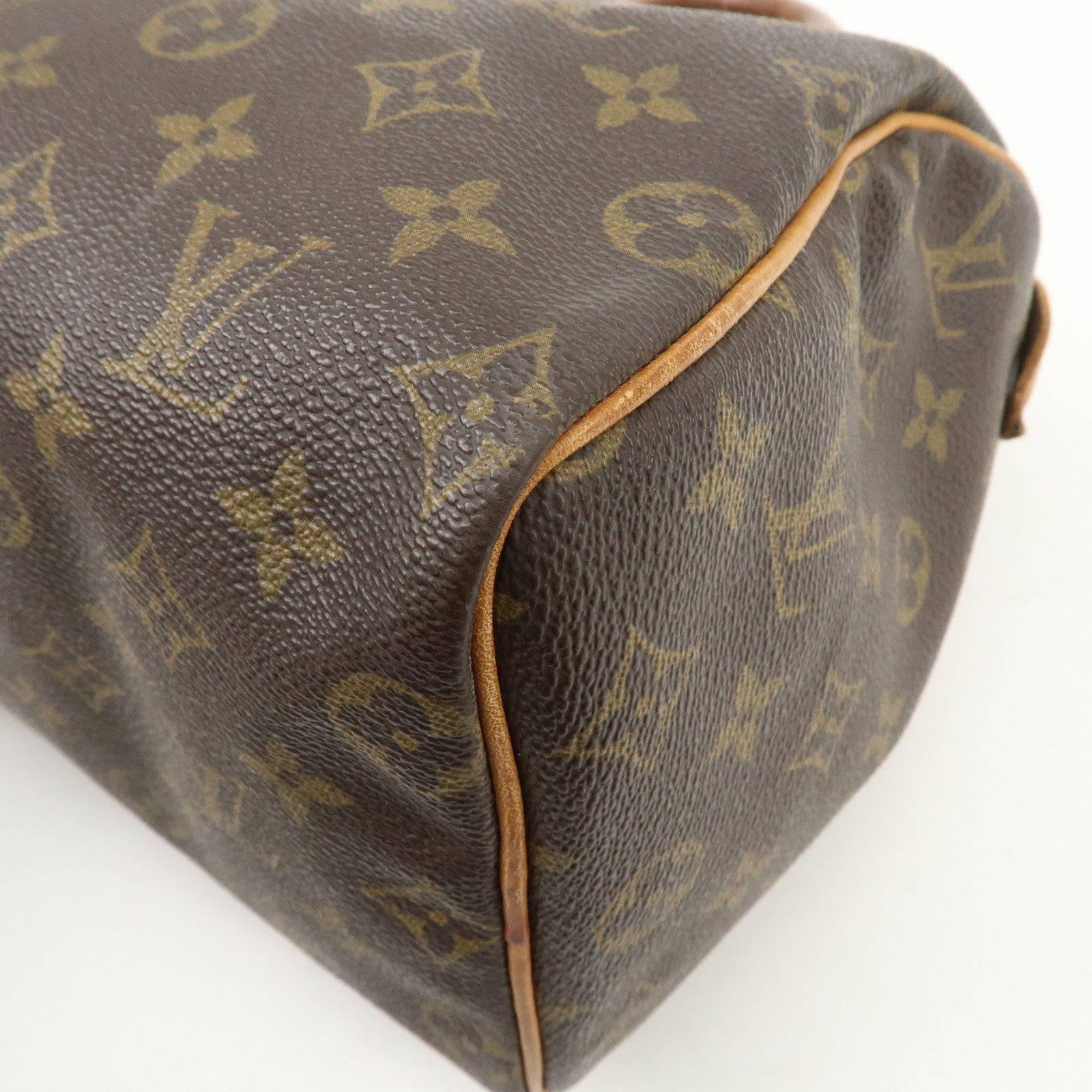 Louis Vuitton Monogram Speedy 25 Boston Bag Hand Bag Brown M41528