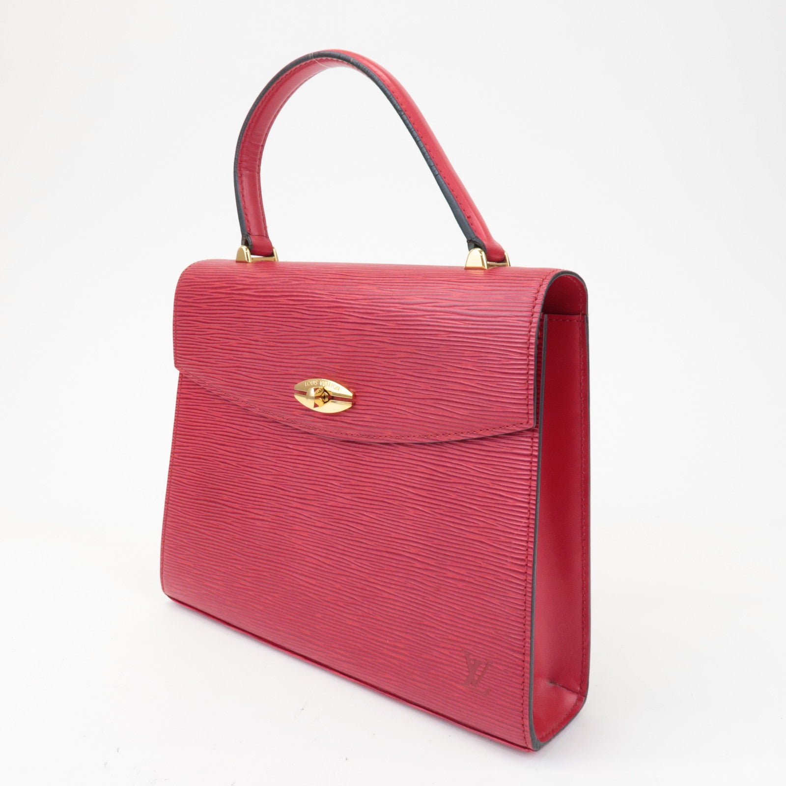 Louis Vuitton Epi Leather Marceau Hand Bag Castilian Red M52377