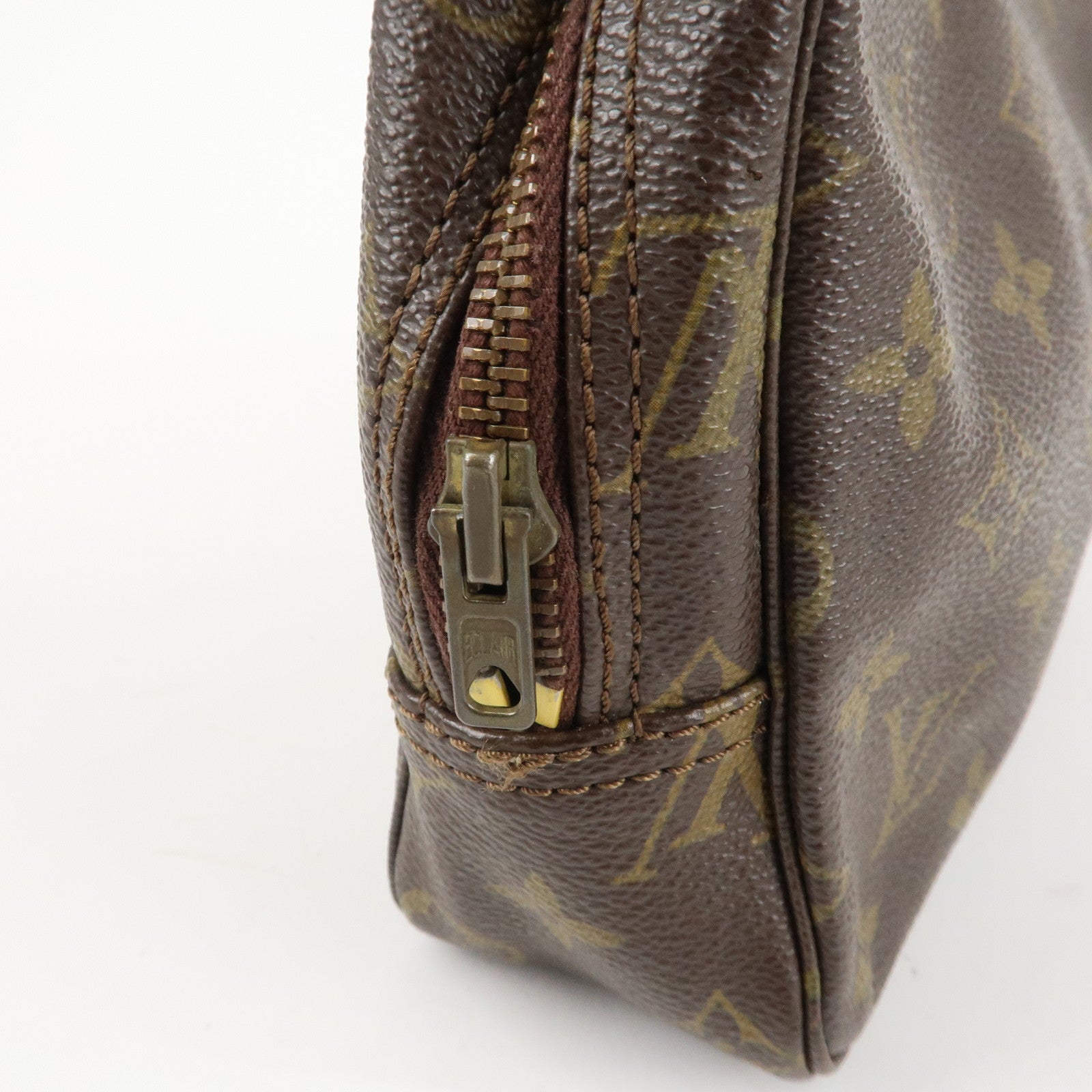 Louis Vuitton Monogram Trousse Toilette 23 Pouch Brown M47524 Used