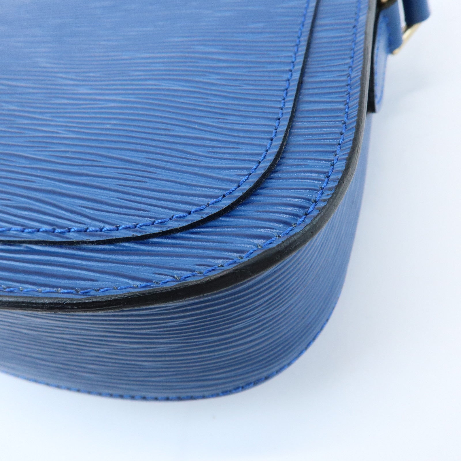 Louis Vuitton Epi Mini Saint Cloud Shoulder Bag Toledo Blue M52215