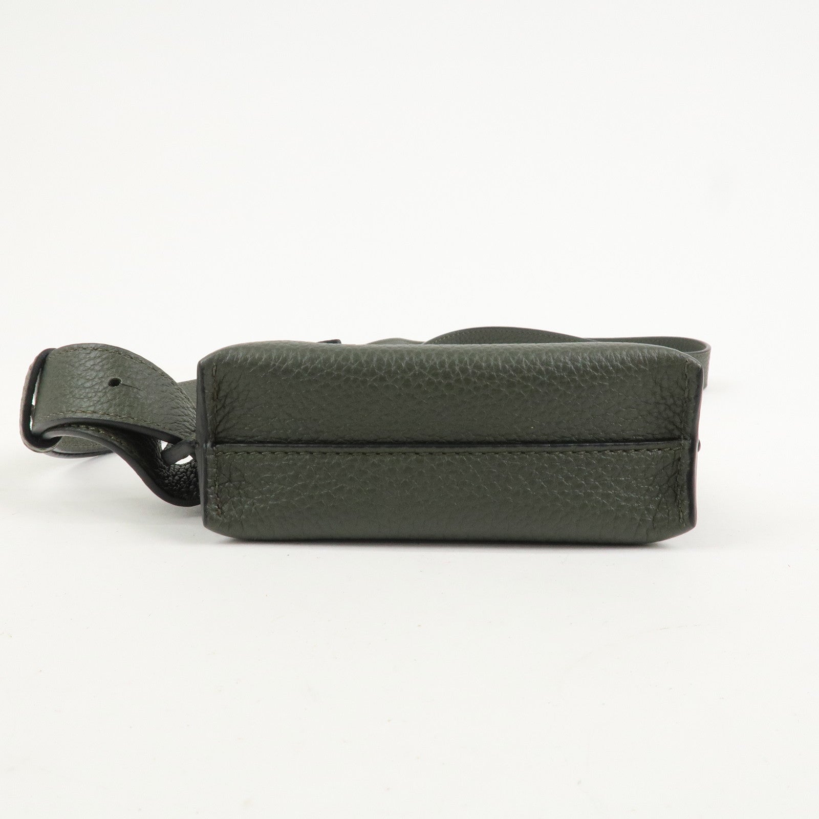 LOEWE Anagram Vertical T Pocket Cross Body Bag Shoulder Bag Green