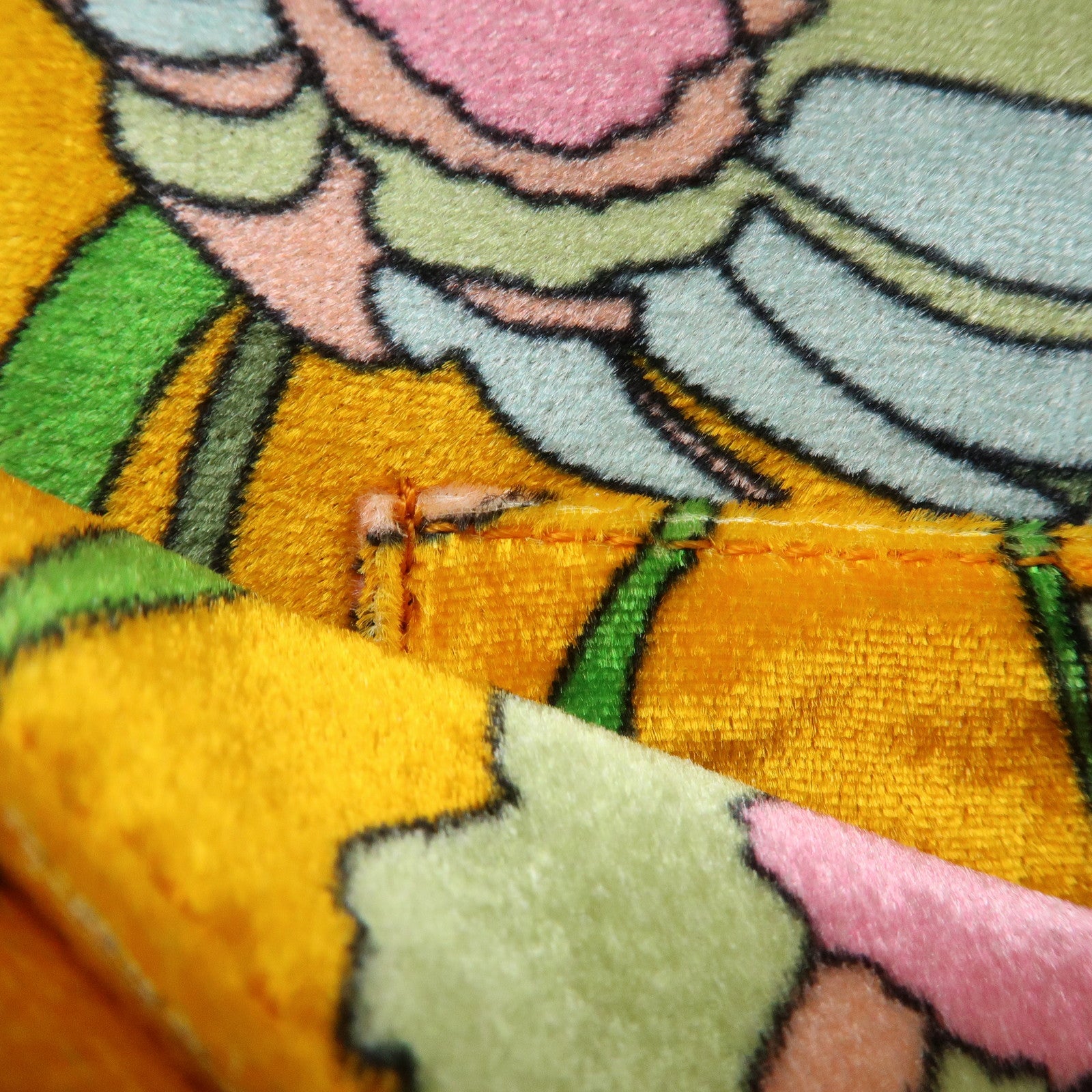 FENDI Peekaboo Small Velour 2Way Shoulder Bag Hand Bag BN244