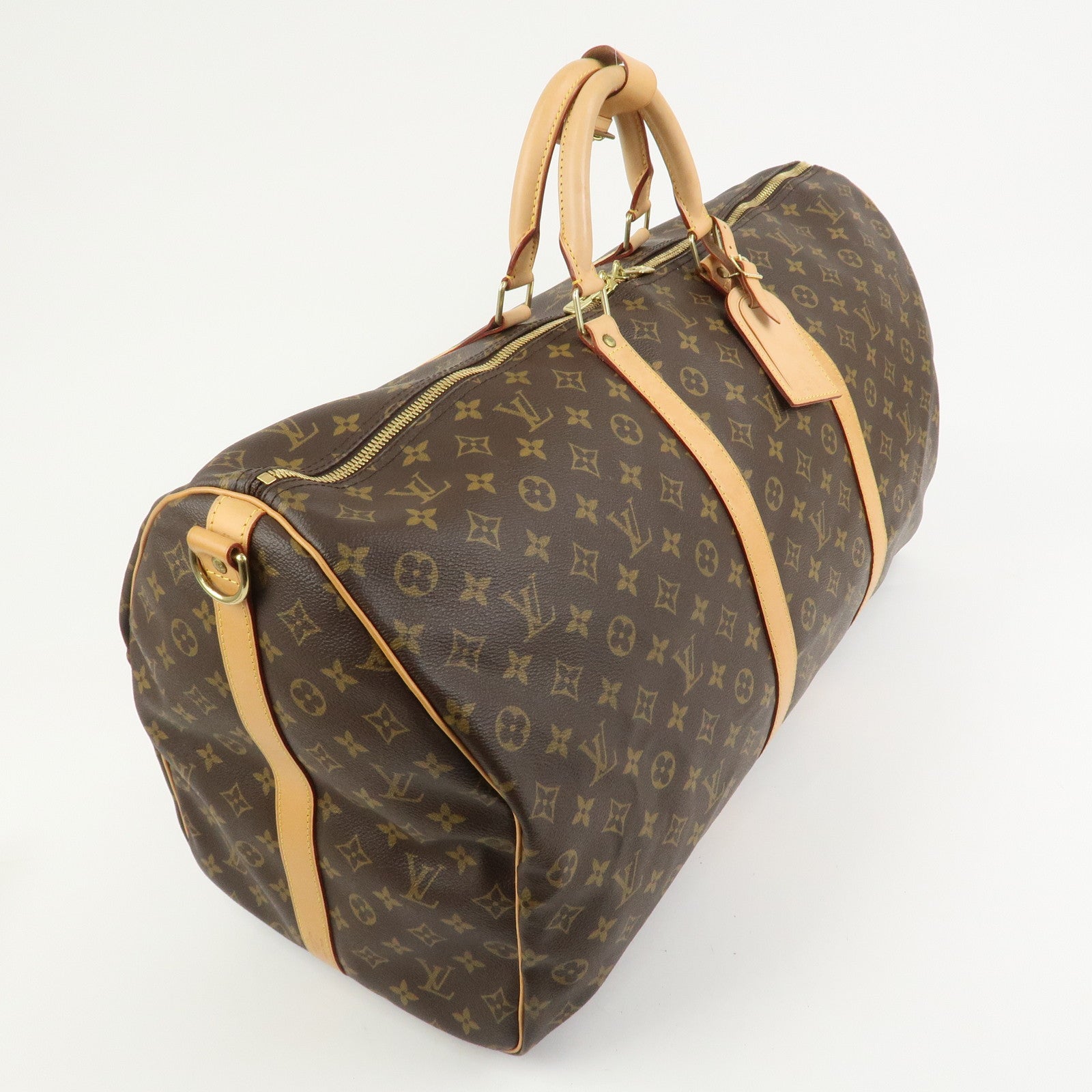 Louis Vuitton Monogram Keep All Bandouliere 60 Boston Bag M41412