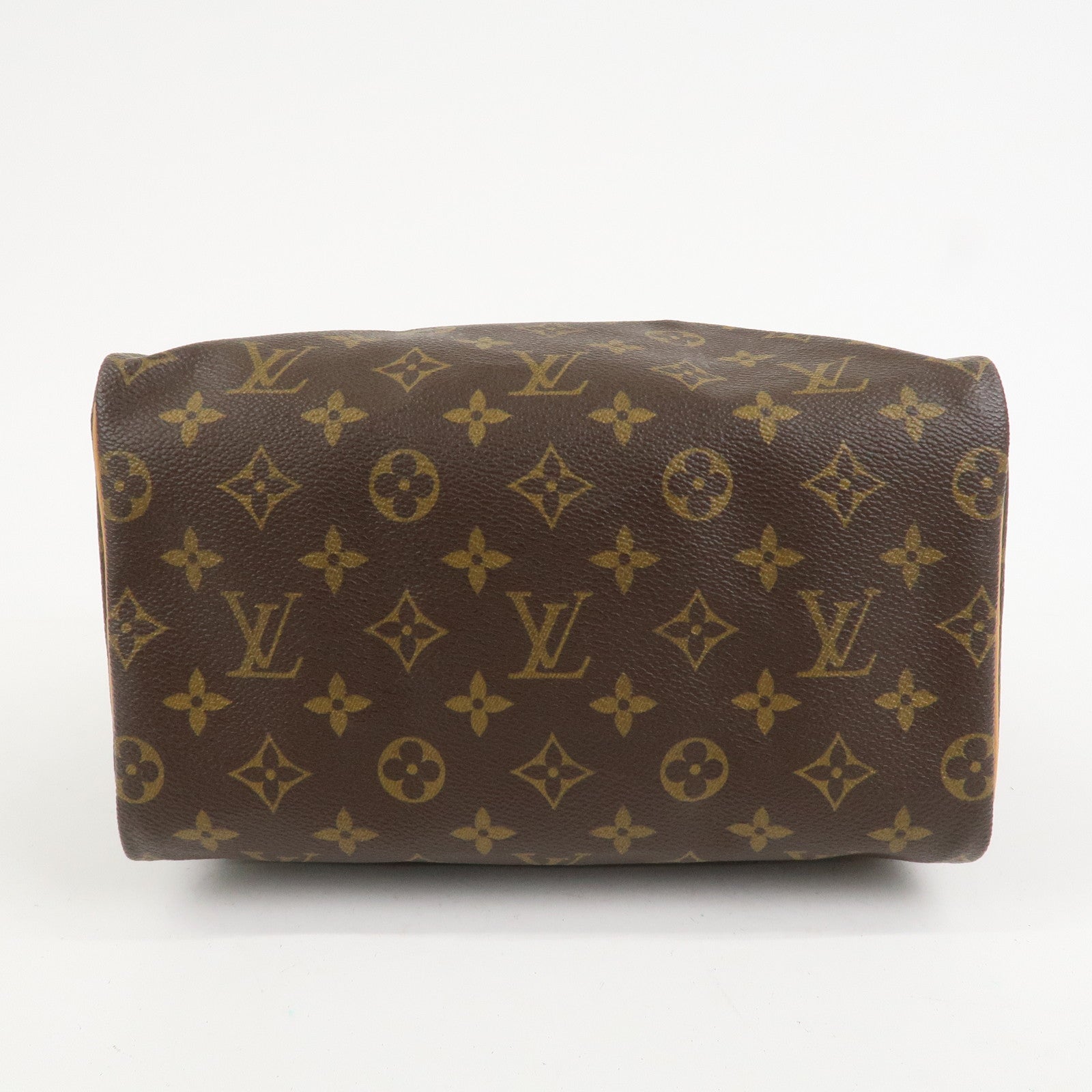 Louis Vuitton Monogram Speedy 25 Boston Bag Brown M41528