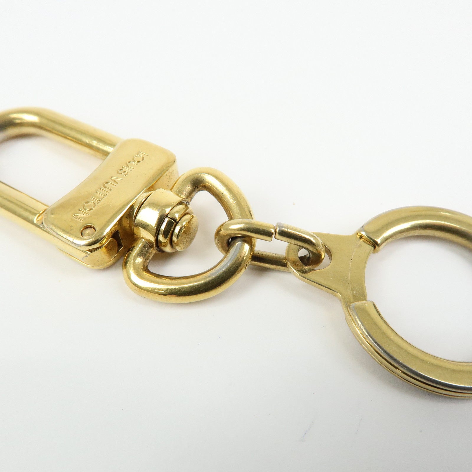 Louis Vuitton Ano Cles Key Chain Bag Chram Gold M62694
