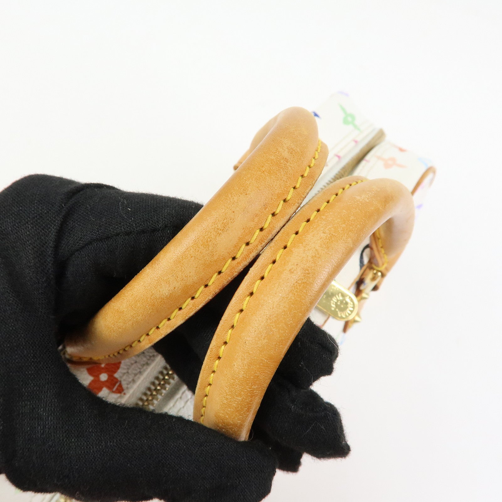 Louis Vuitton Monogram Multicolor Trouville Hand Bag Blanc M92663