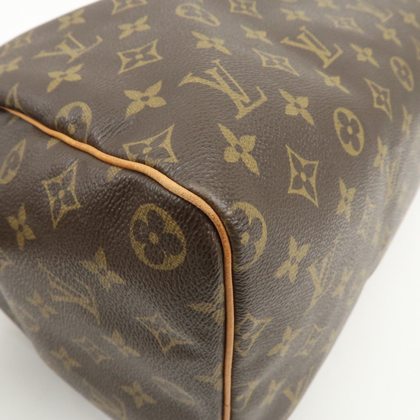 Louis Vuitton Monogram Speedy 40 Hand Bag Boston Bag Brown M41522