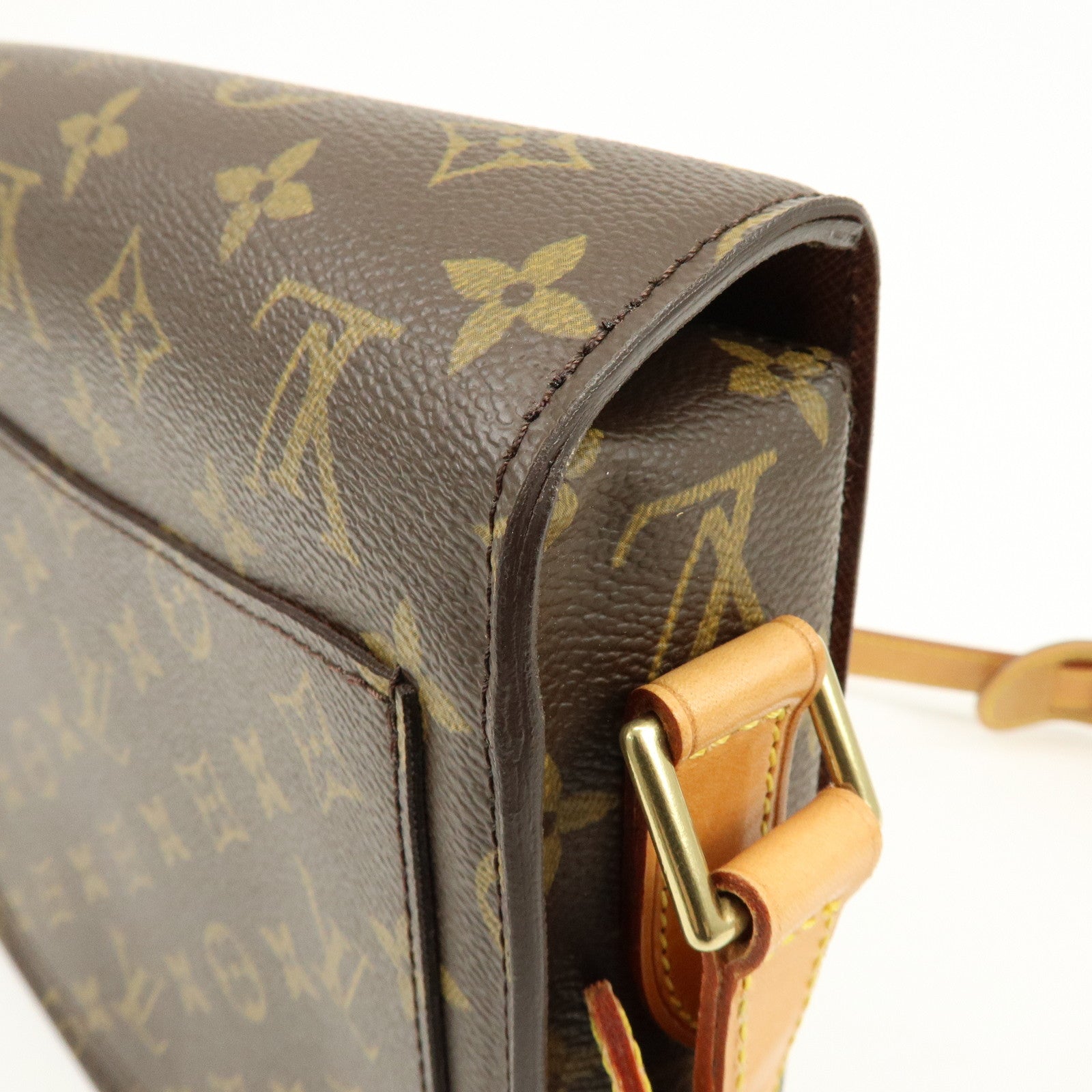 Louis Vuitton Monogram Saint Cloud GM Shoulder Bag Brown M51242