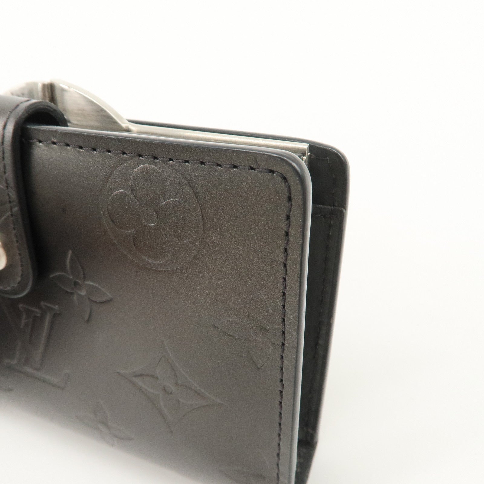 Louis Vuitton Monogram Matte Portefeuille Viennois Noir M65147