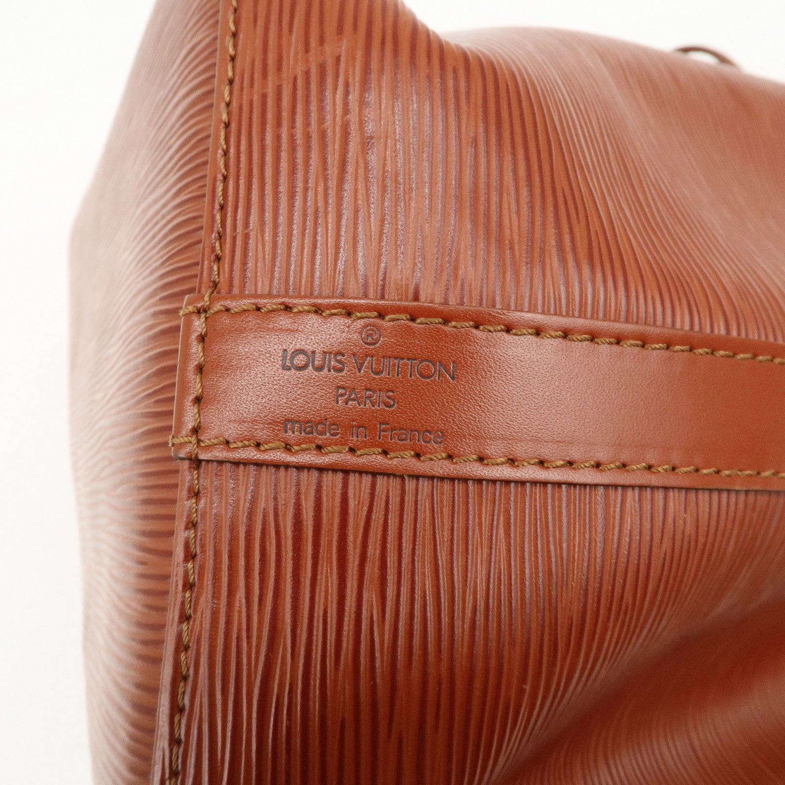 Louis Vuitton Epi Petit Noe Shoulder Bag Kenya Brown M44103