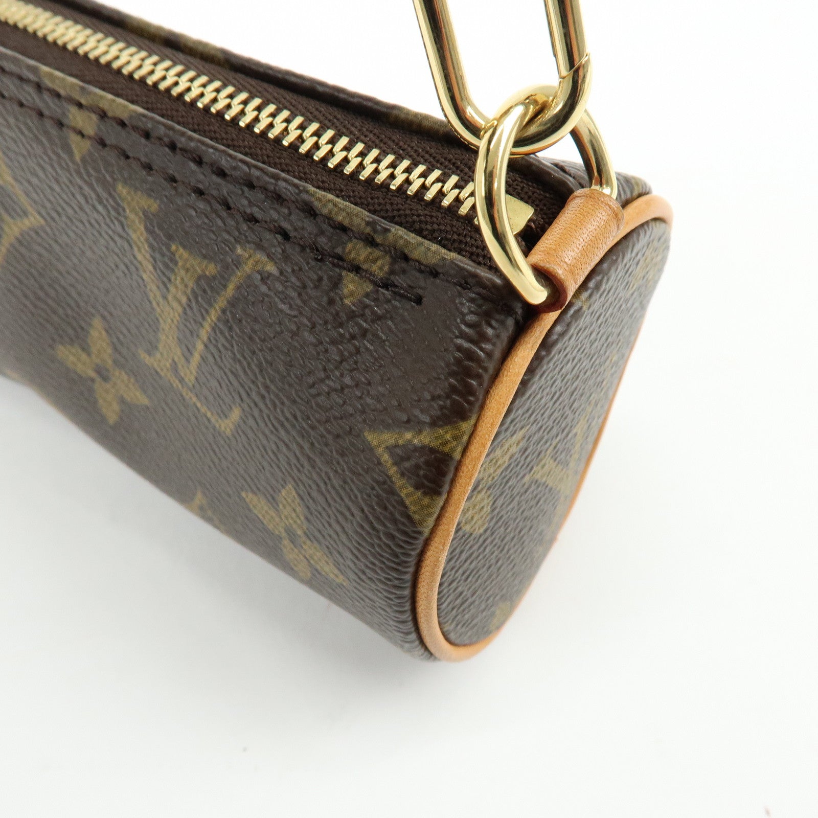 Louis Vuitton Monogram Mini Pouch for Papillon Bag Brown
