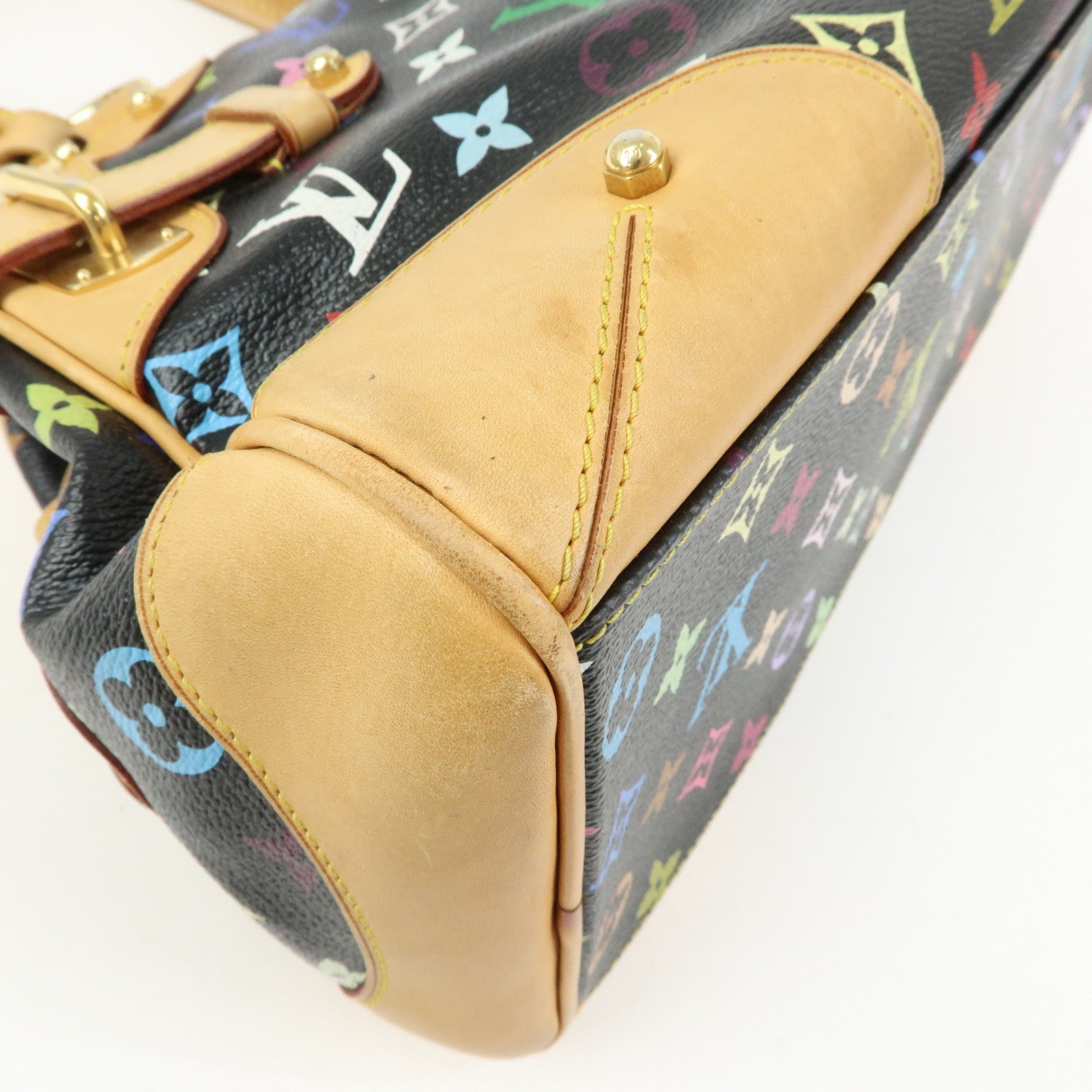 Louis Vuitton Monogram Multicolor Claudia Hand Bag Noir M40194