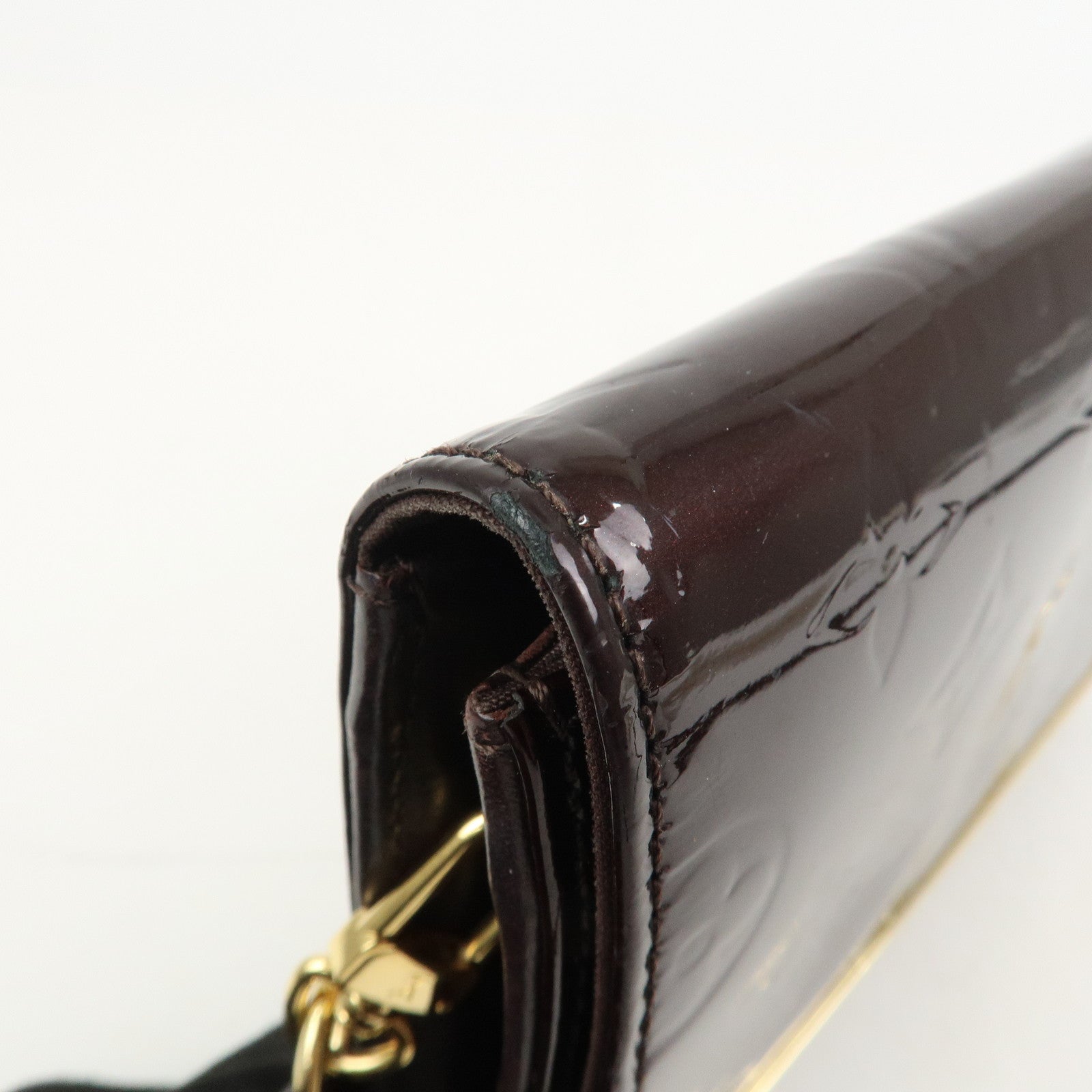 Louis Vuitton Vernis Rossmore PM Shoulder Bag Amarante M91546